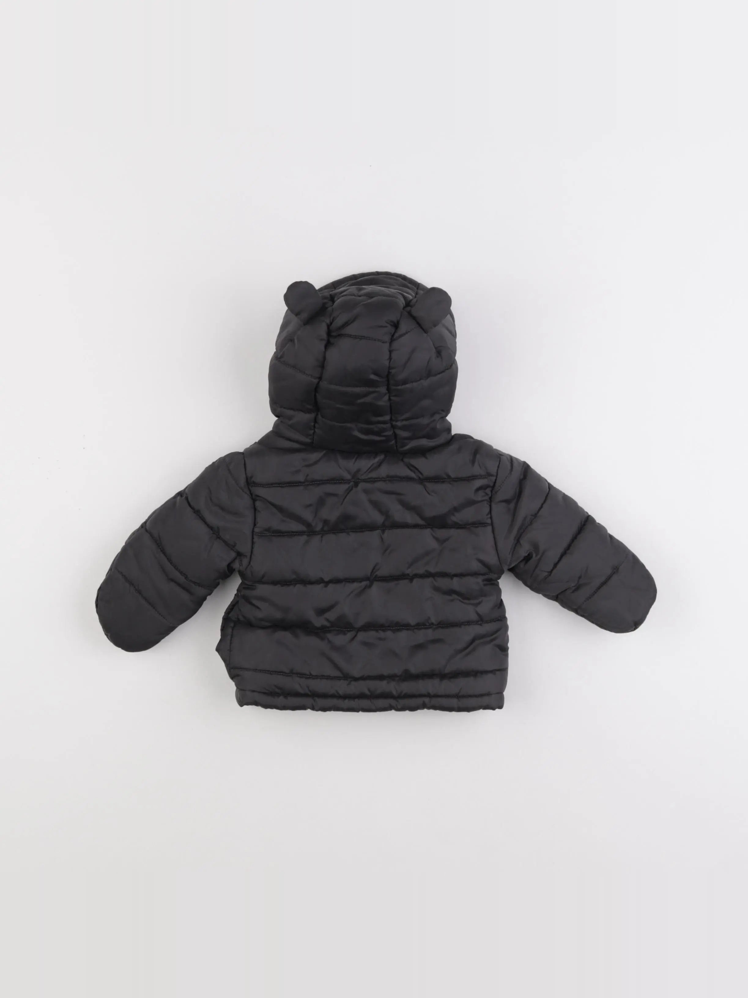 Vertbaudet - doudoune gris - 0 mois