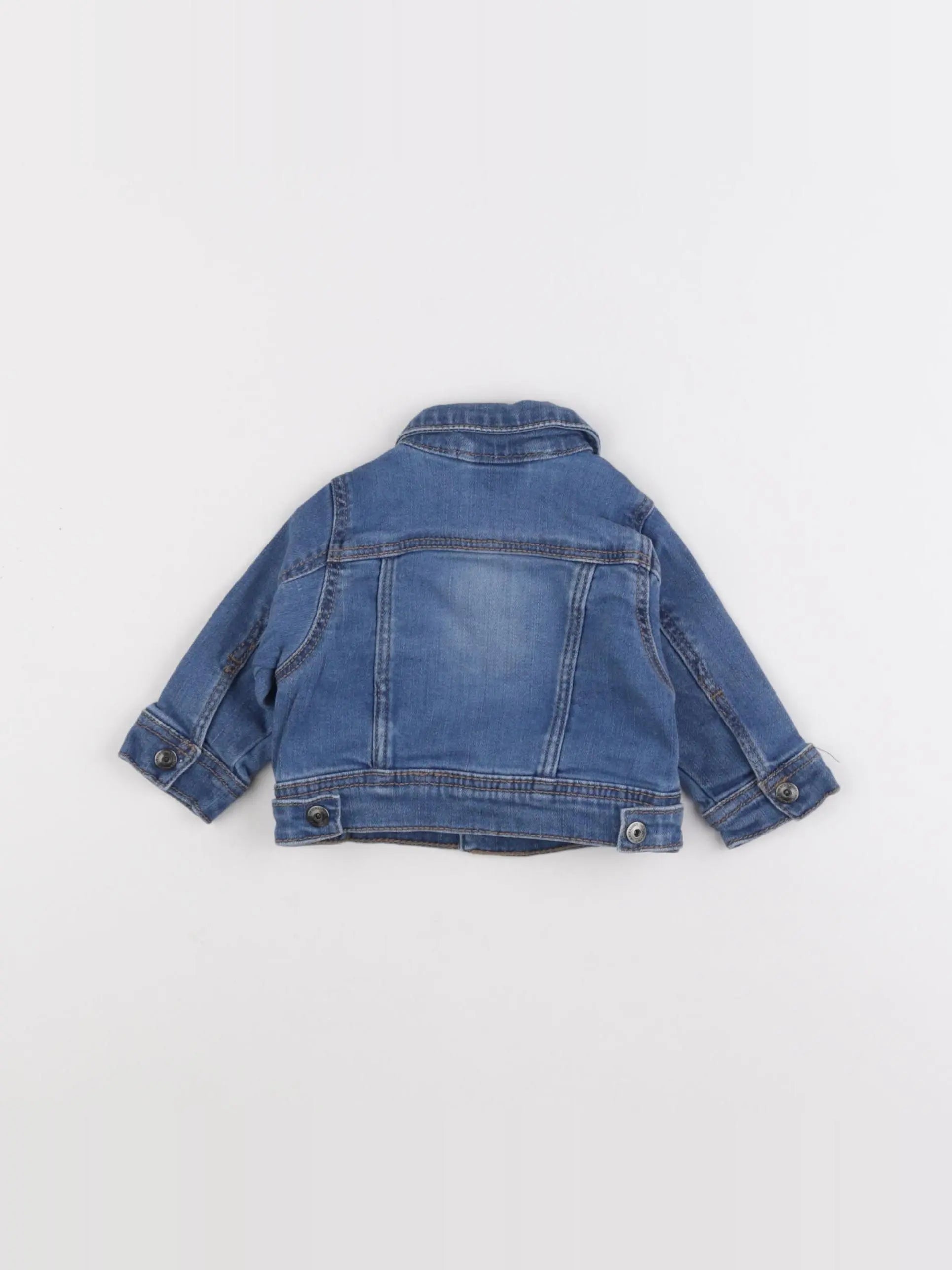 Vertbaudet - veste bleu - 1 mois