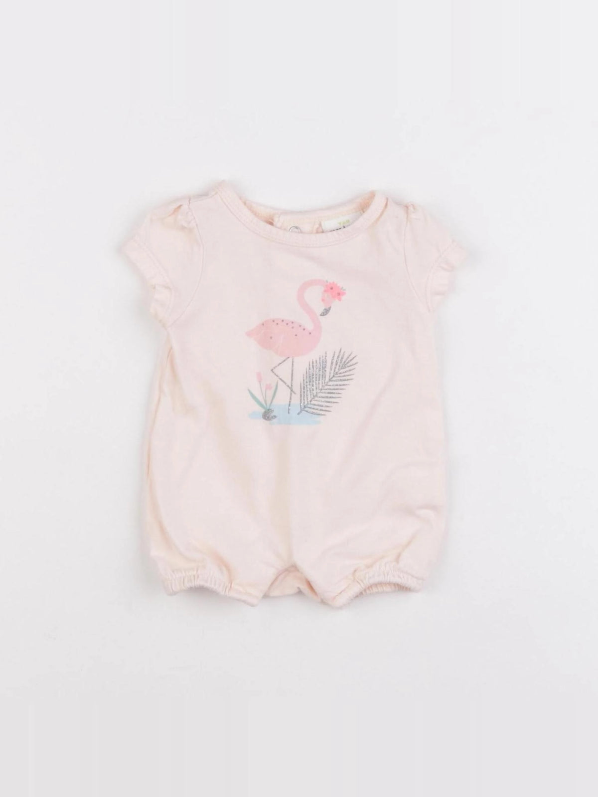 Tape à l'oeil - combinaison rose - 0 mois