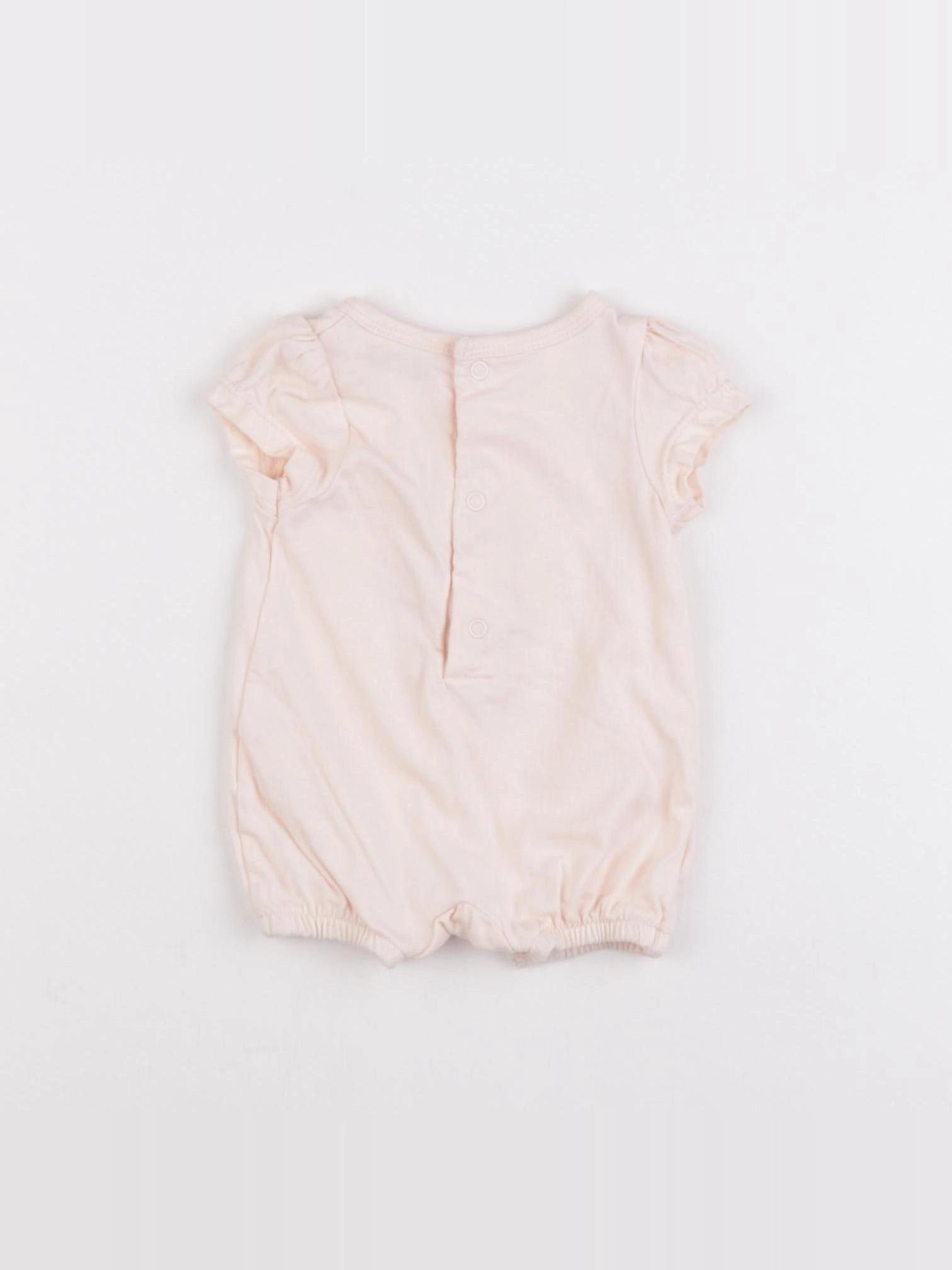 Tape à l'oeil - combinaison rose - 0 mois