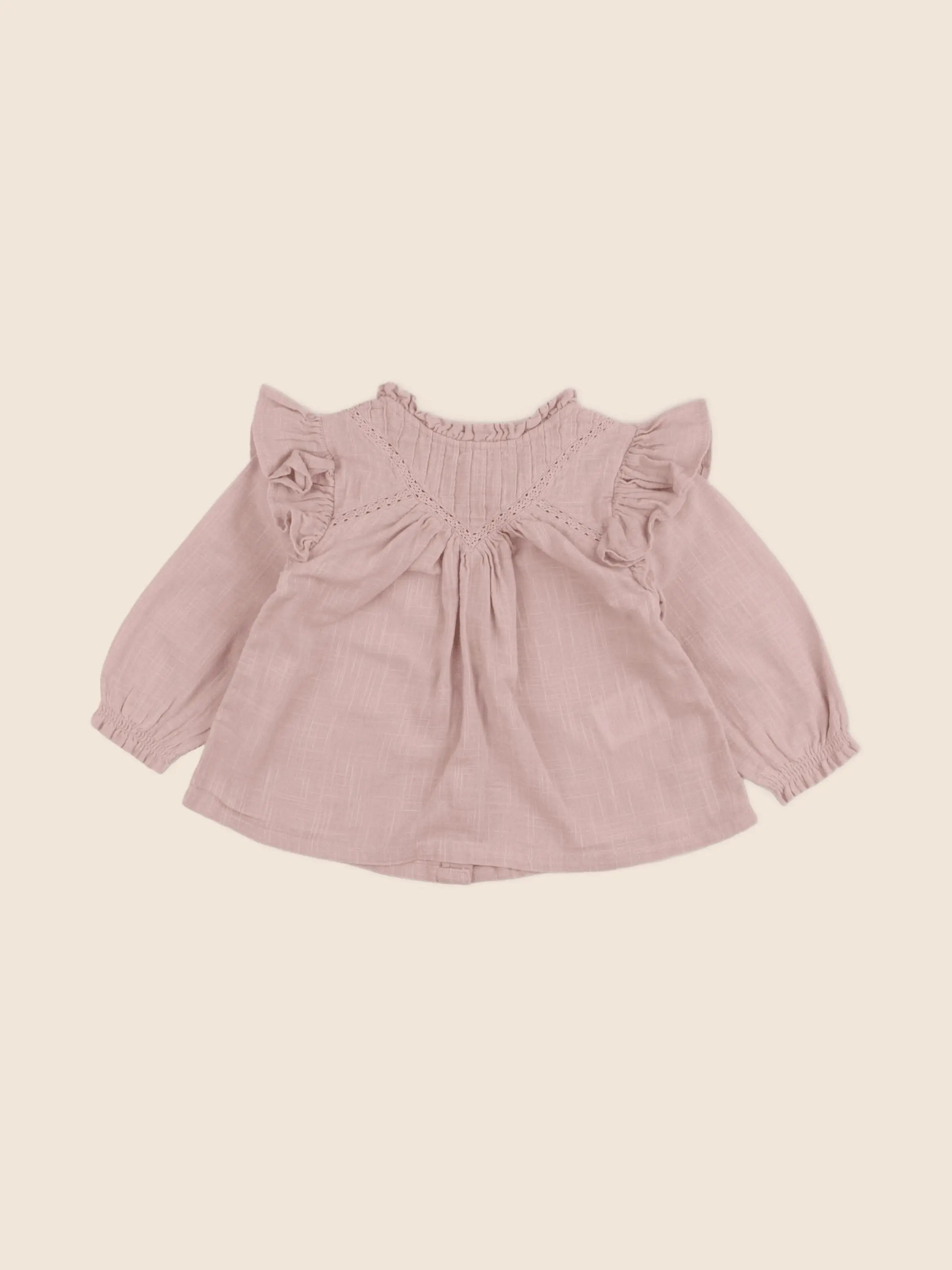 Vertbaudet - blouse rose - 12 mois