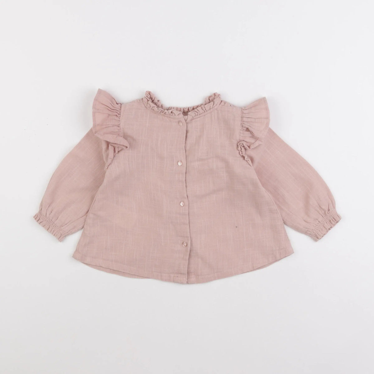 Vertbaudet - blouse rose - 12 mois