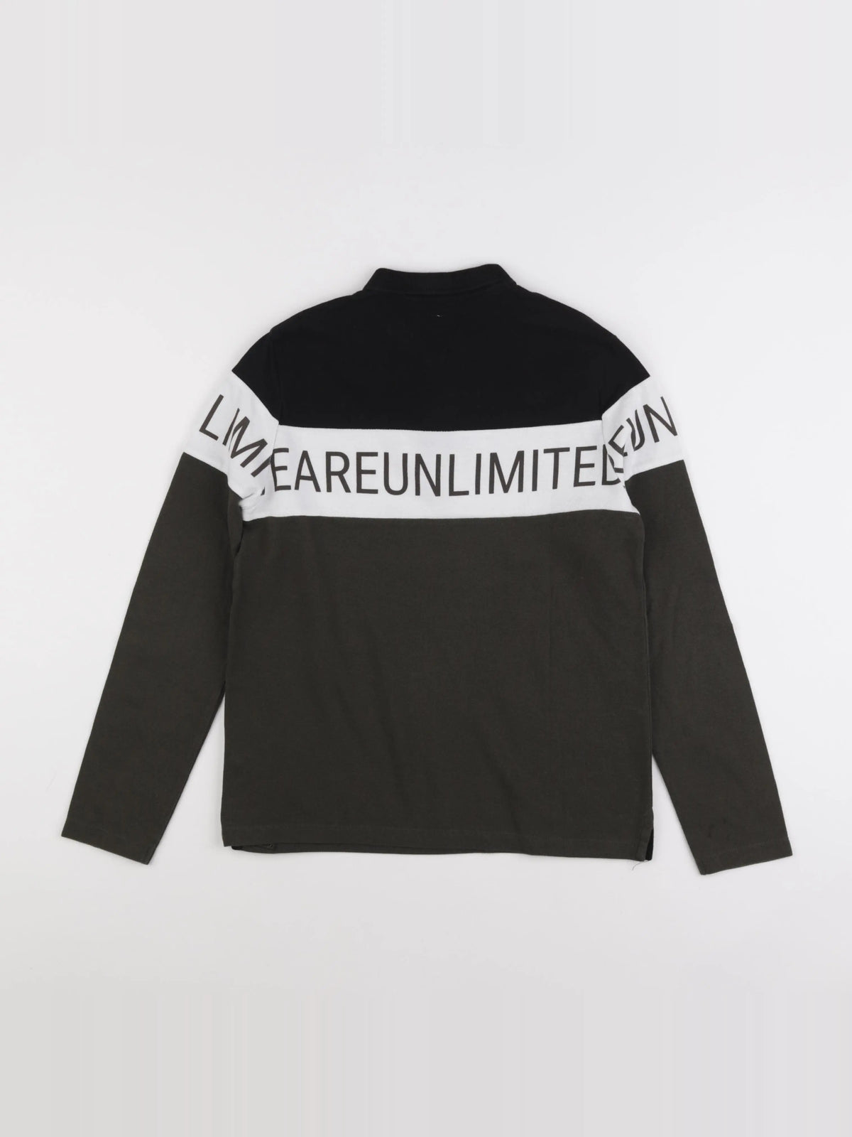 IKKS - polo imprimé au dos noir - 12 ans