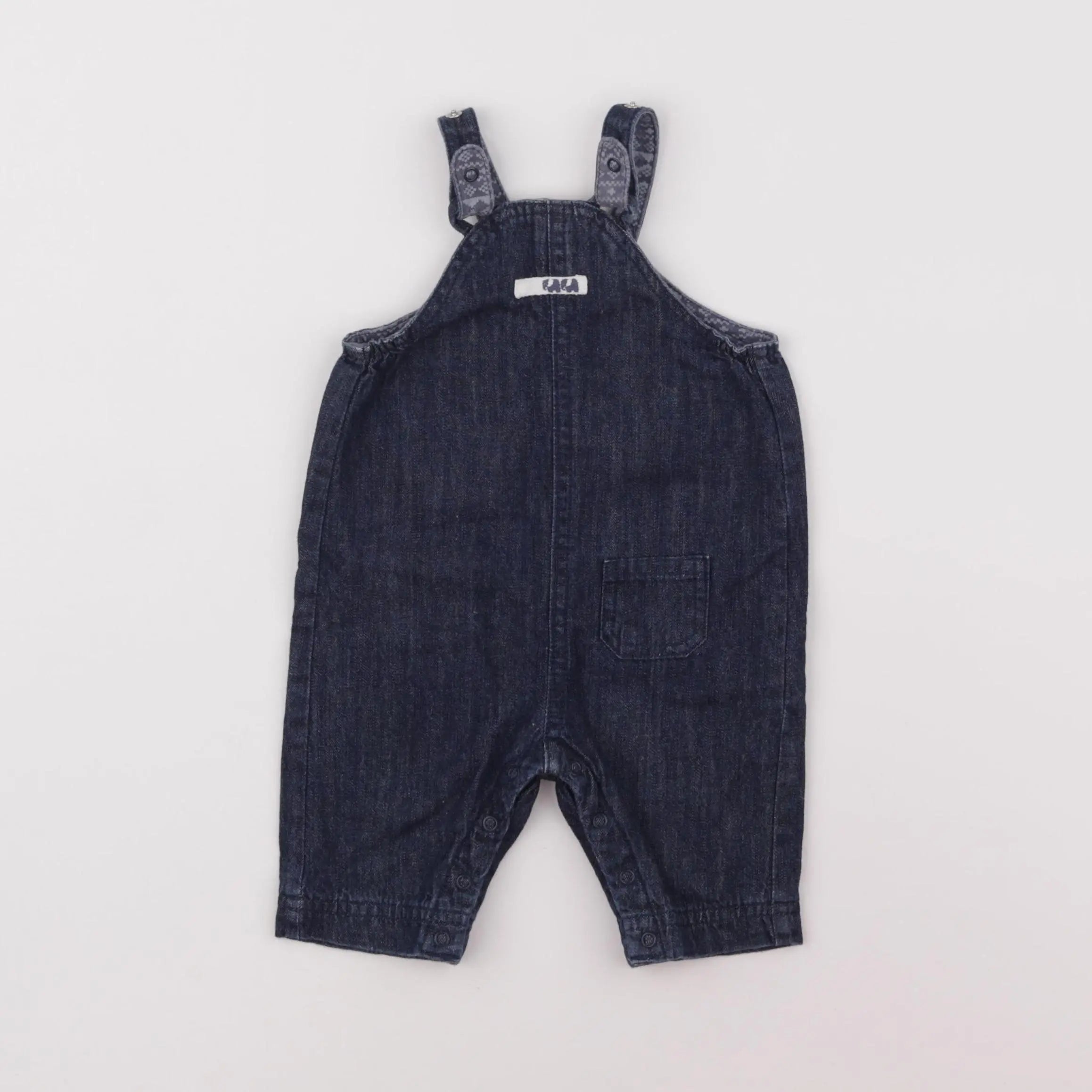 Vertbaudet - salopette bleu - 3 mois