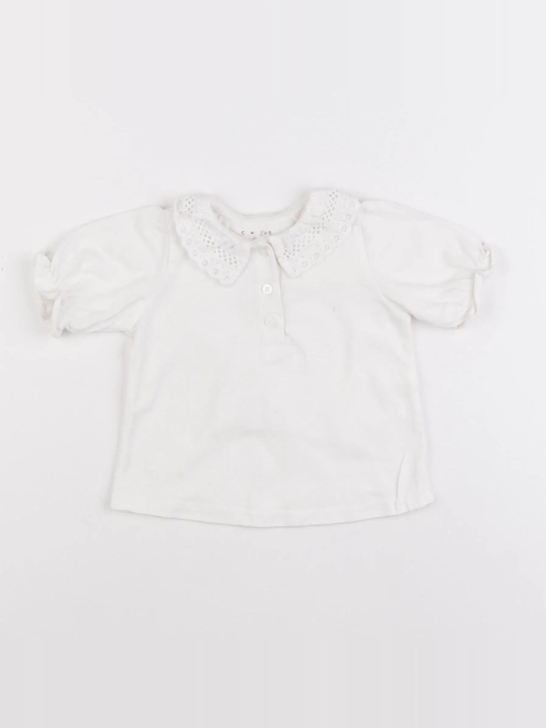 Cyrillus - blouse blanc - 6 mois