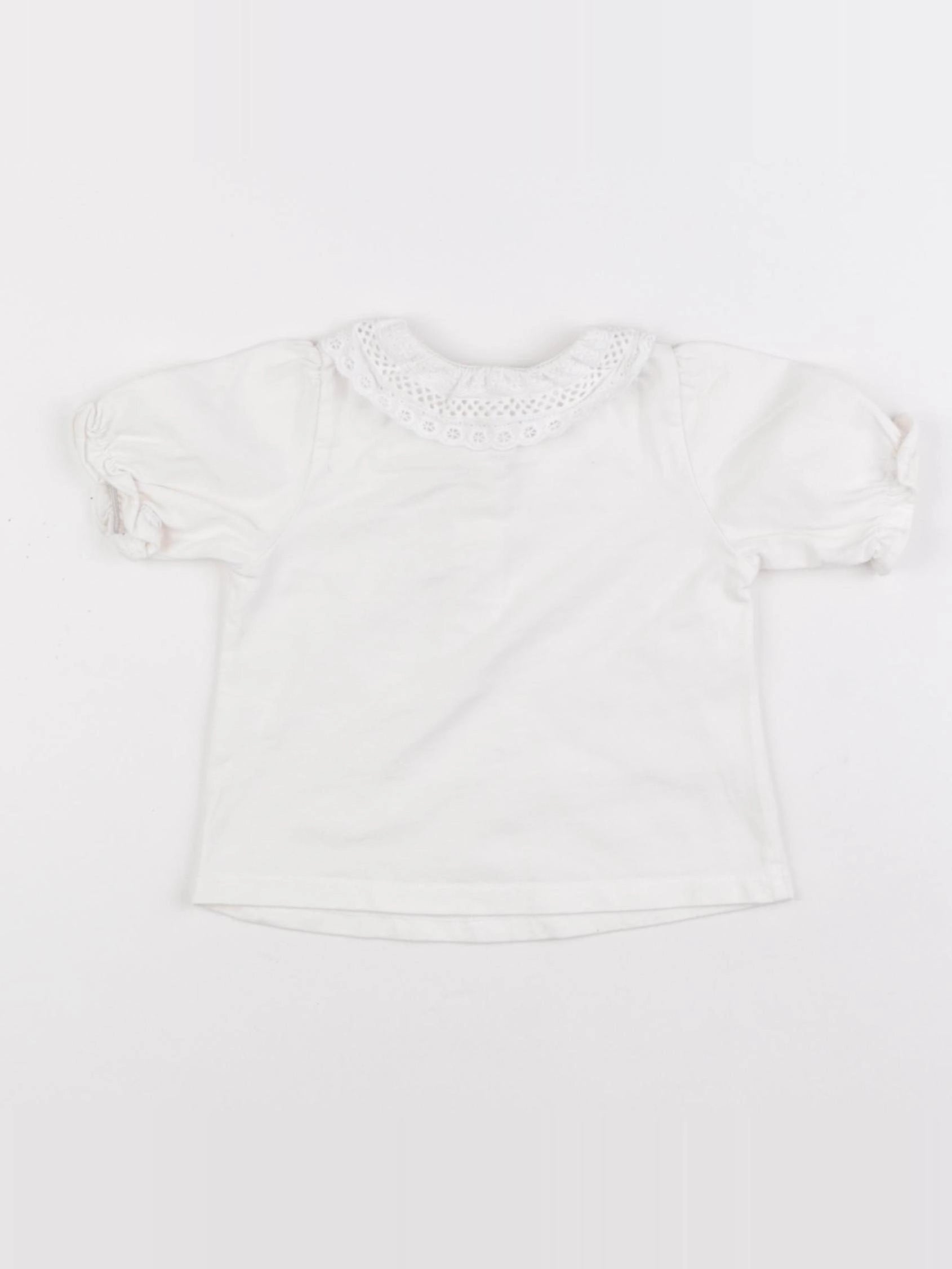 Cyrillus - blouse blanc - 6 mois