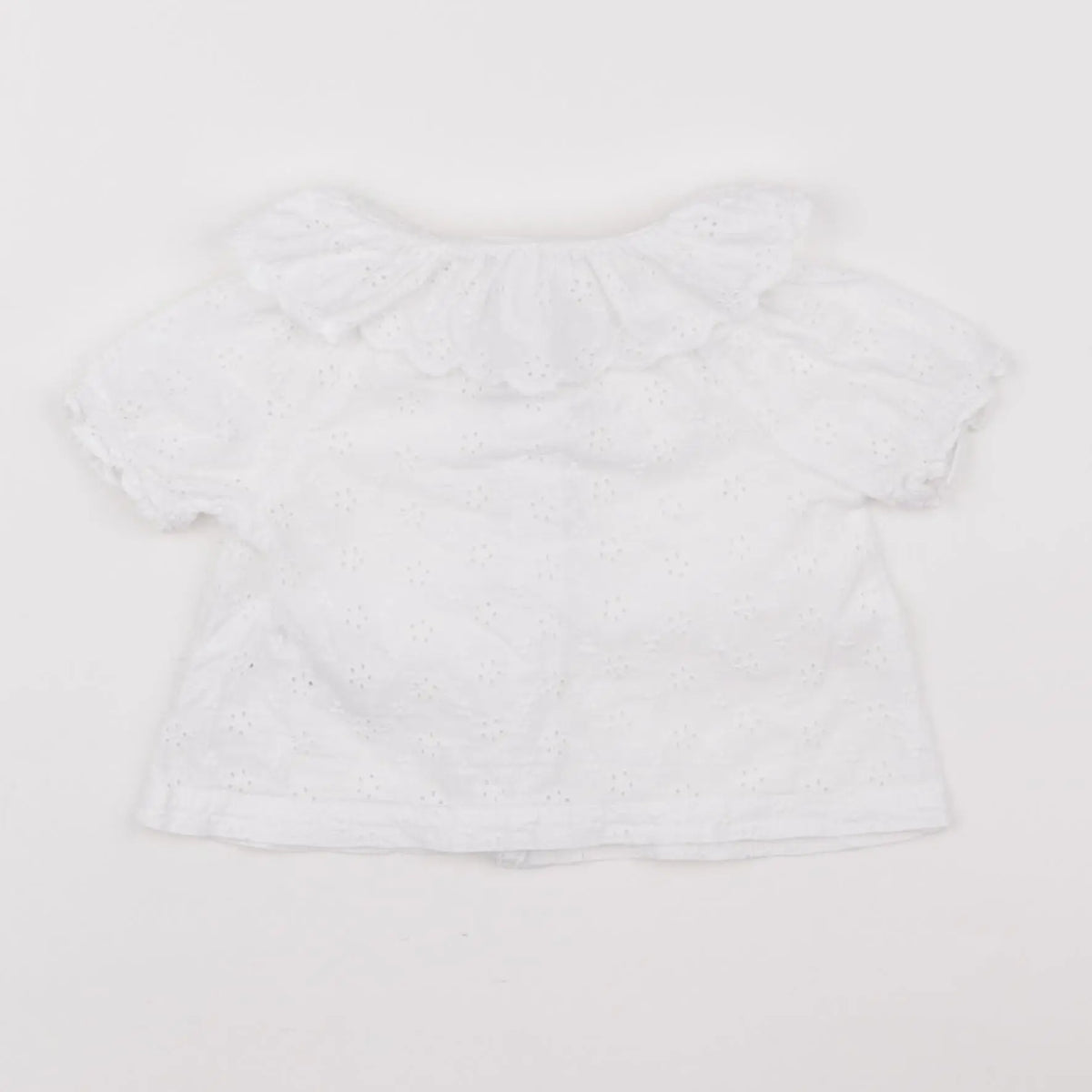 Vertbaudet - blouse blanc - 12 mois