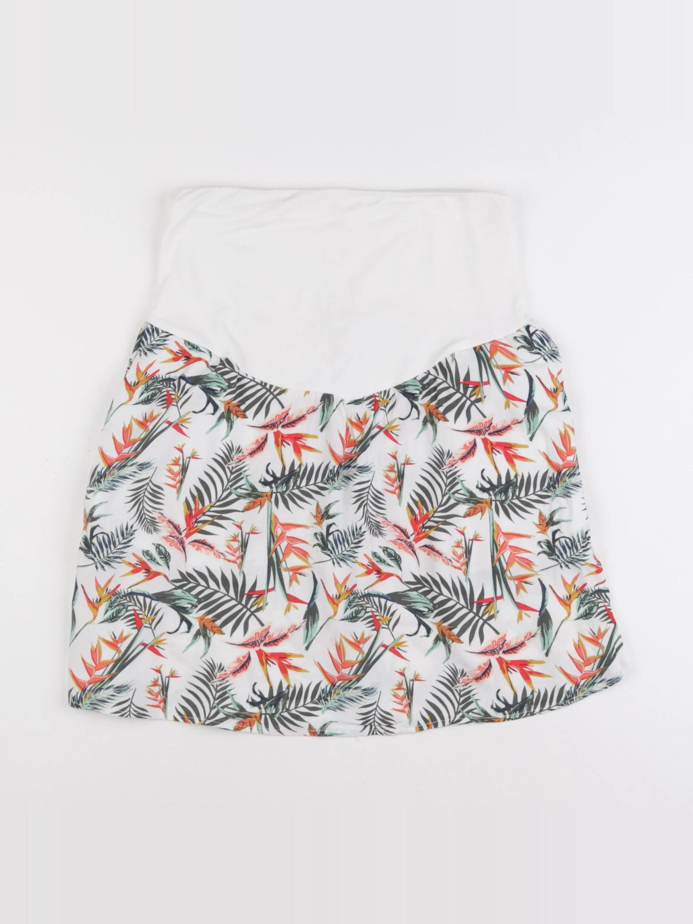 Kiabi - jupe grossesse blanc - 36