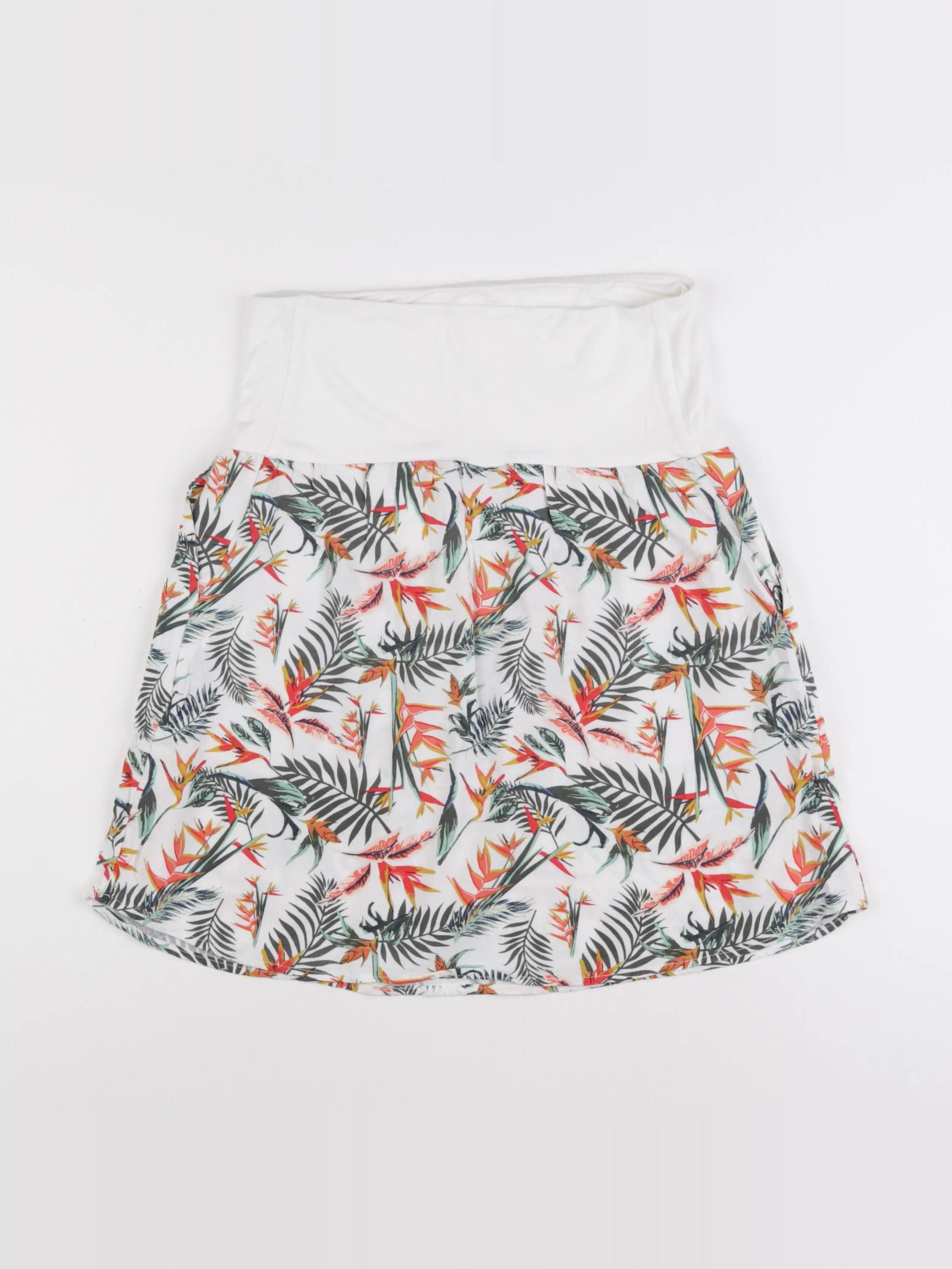 Kiabi - jupe grossesse blanc - 36