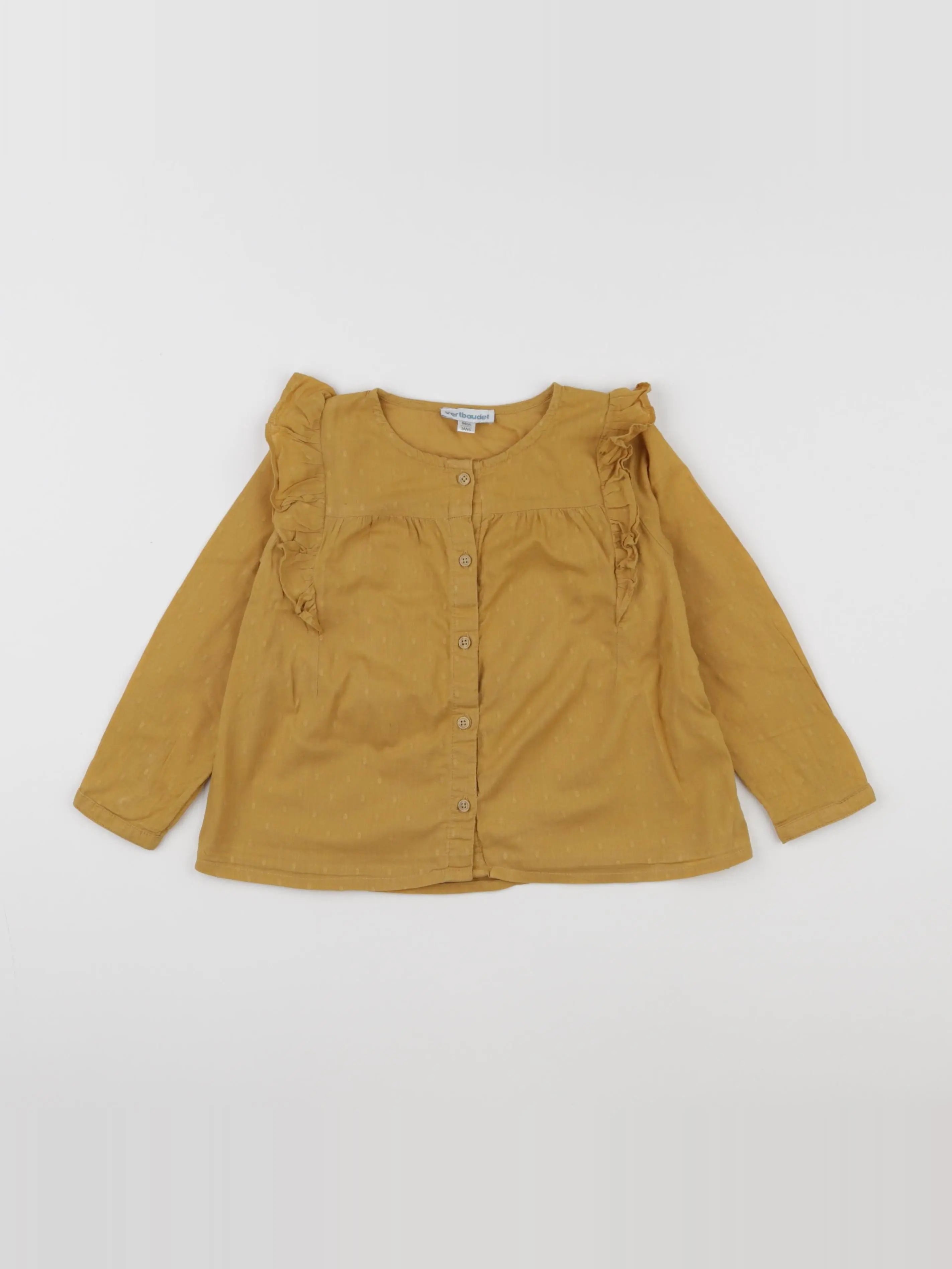 Vertbaudet - blouse jaune - 3 ans