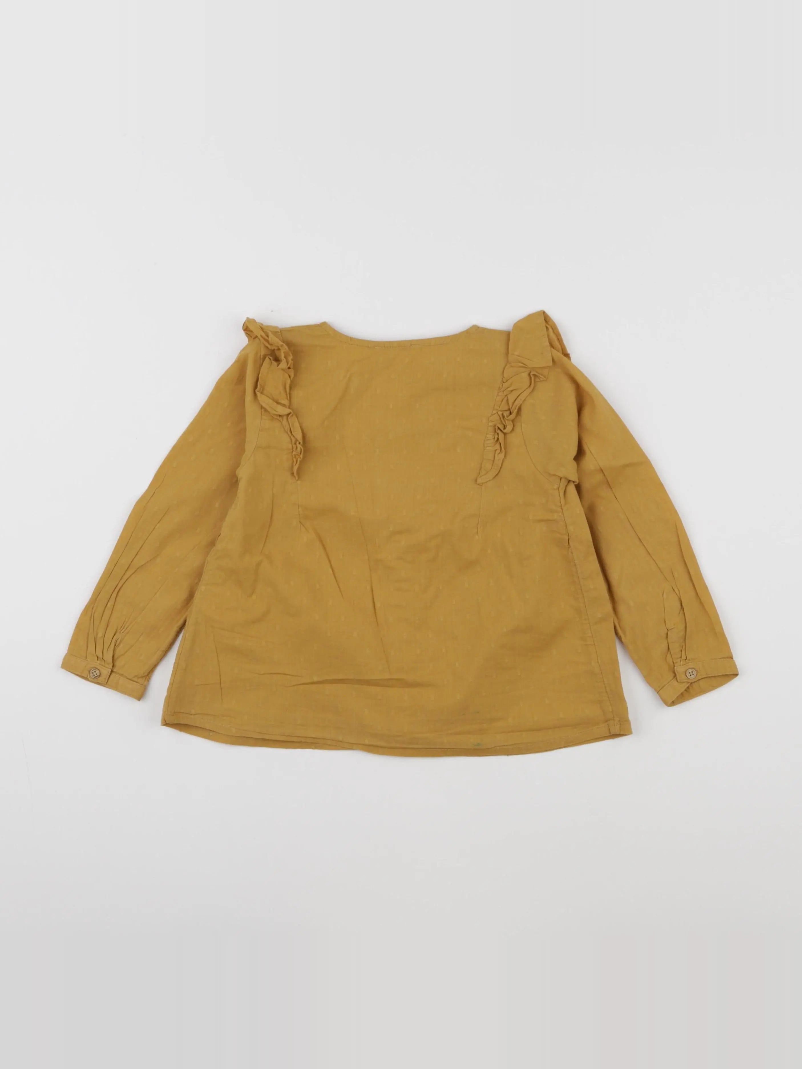 Vertbaudet - blouse jaune - 3 ans