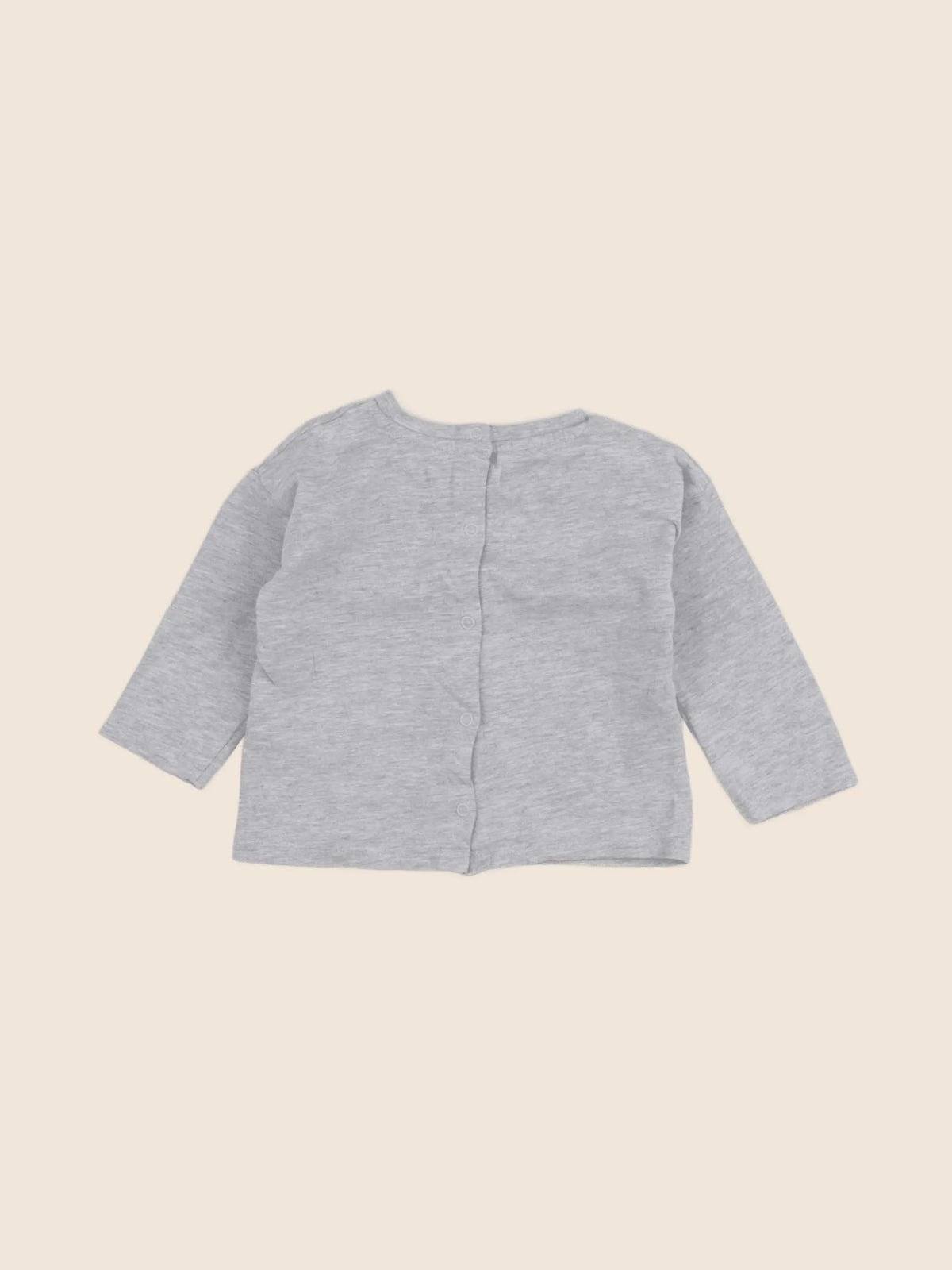 Vertbaudet - tee-shirt gris - 9 mois