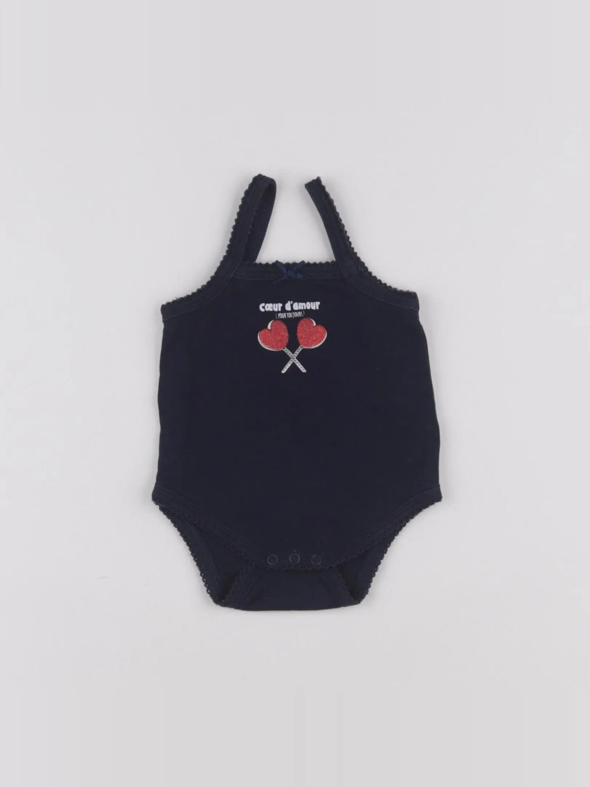 Vertbaudet - body bleu - 3 mois