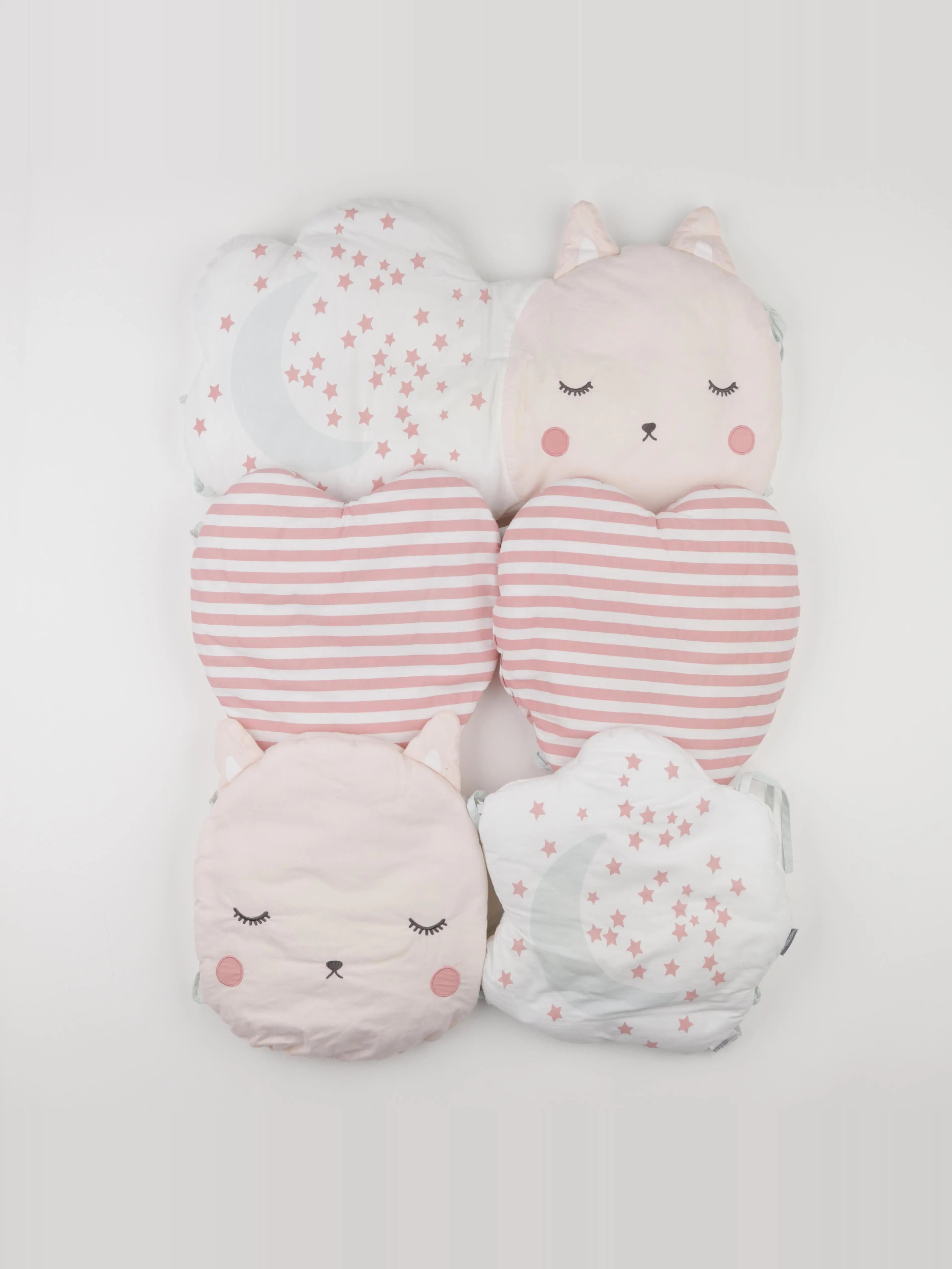 Vertbaudet - tour de lit rose - 