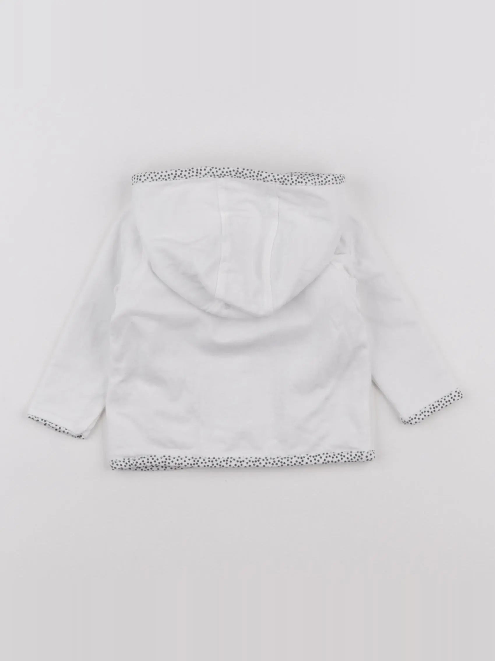 Noppies - sweat réversible blanc - 1/3 mois