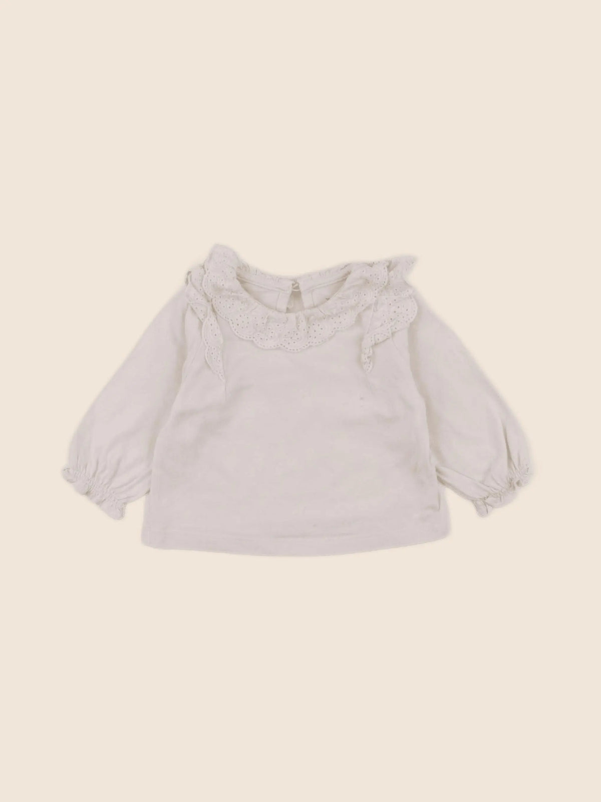 Vertbaudet - tee-shirt beige - 3 mois