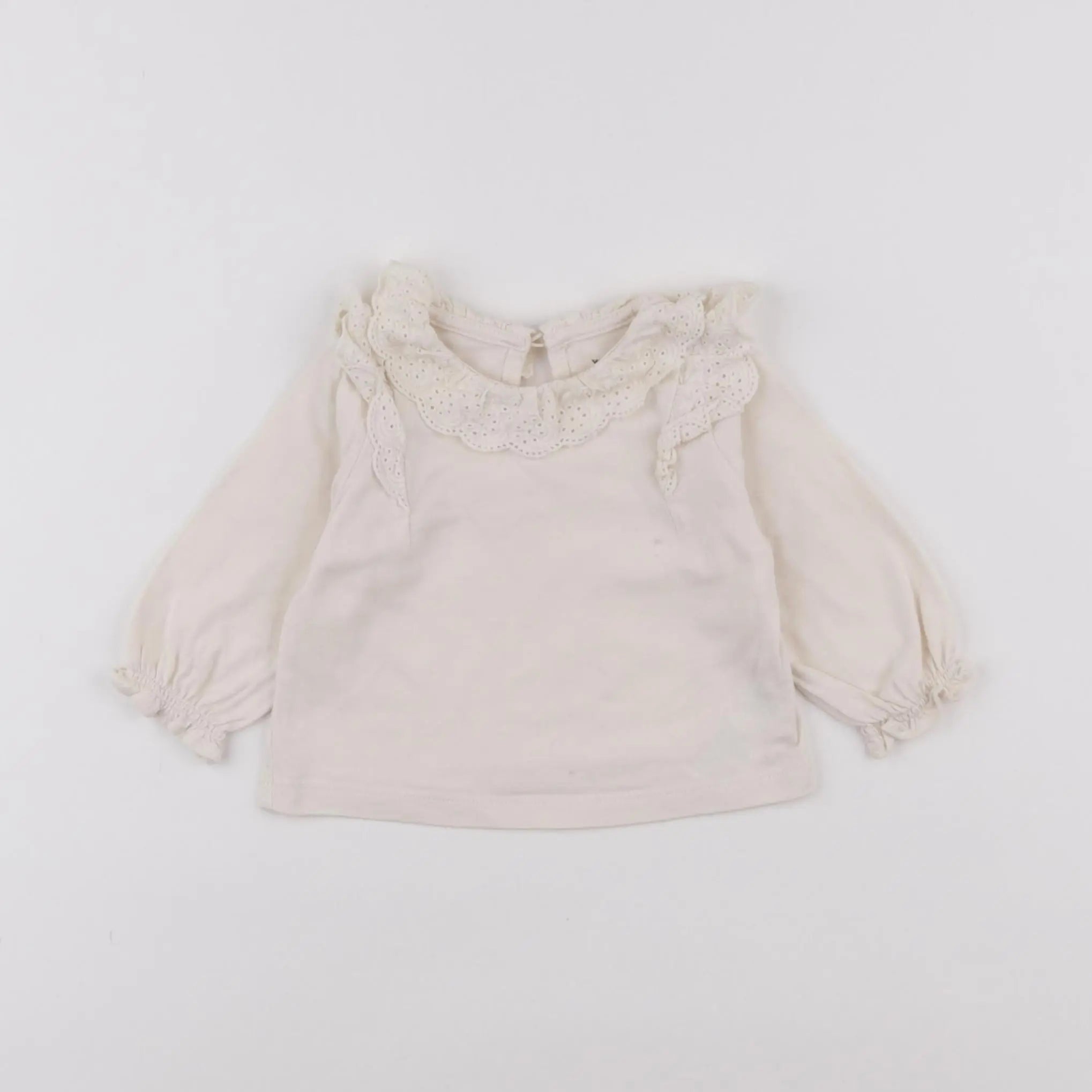 Vertbaudet - tee-shirt beige - 3 mois