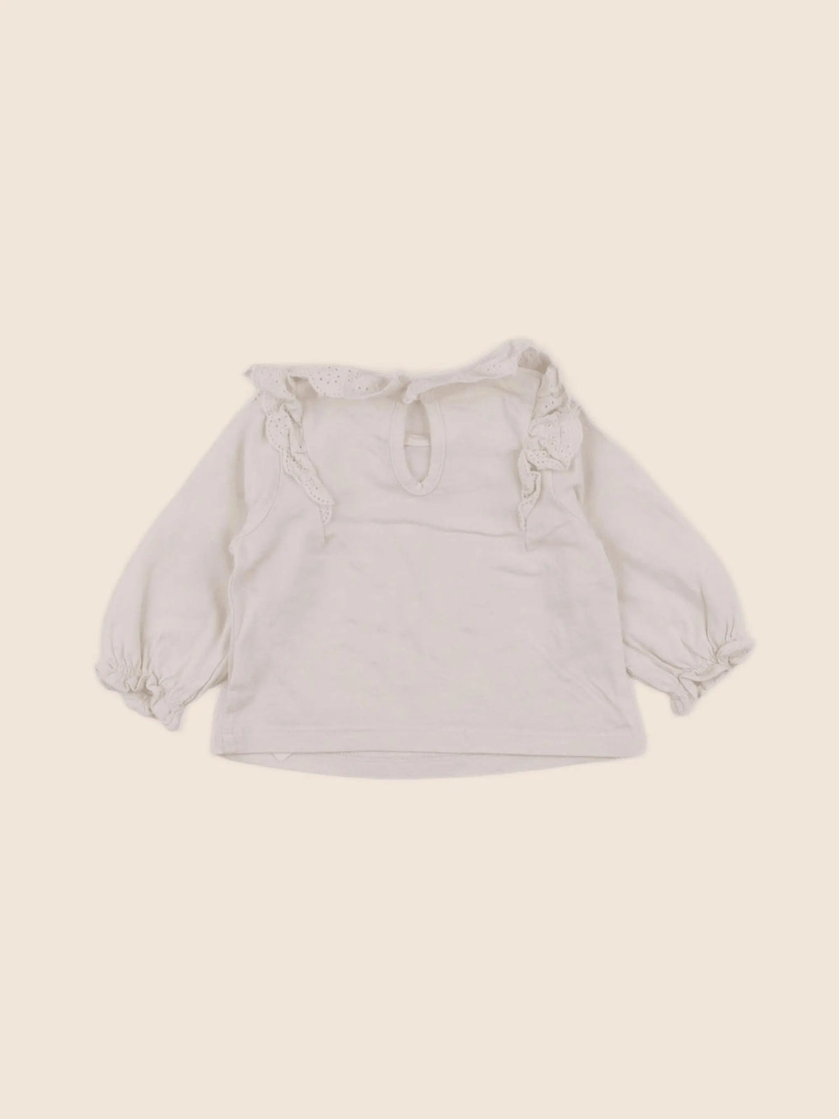 Vertbaudet - tee-shirt beige - 3 mois