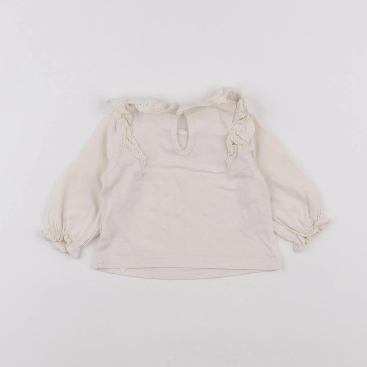 Vertbaudet - tee-shirt beige - 3 mois