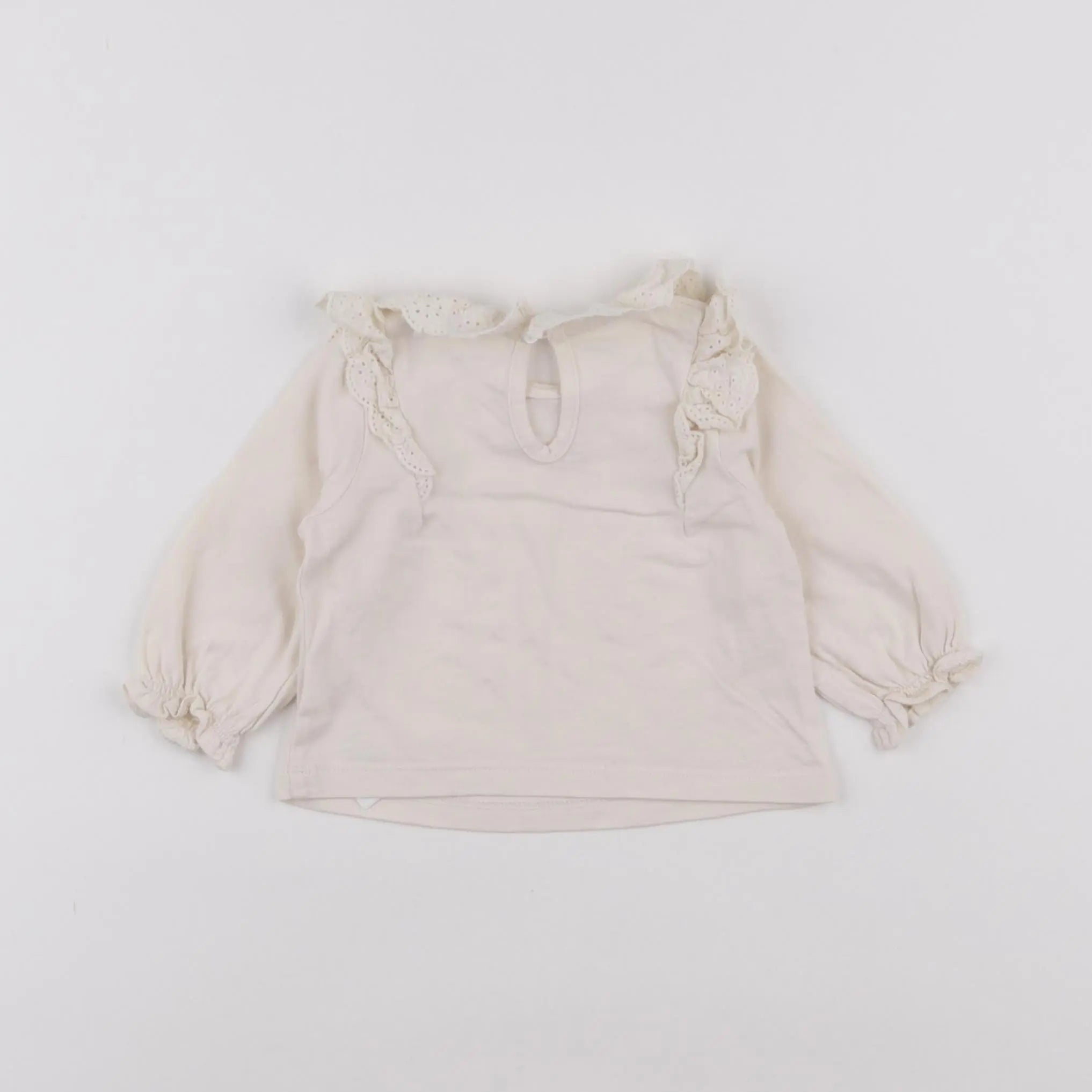 Vertbaudet - tee-shirt beige - 3 mois