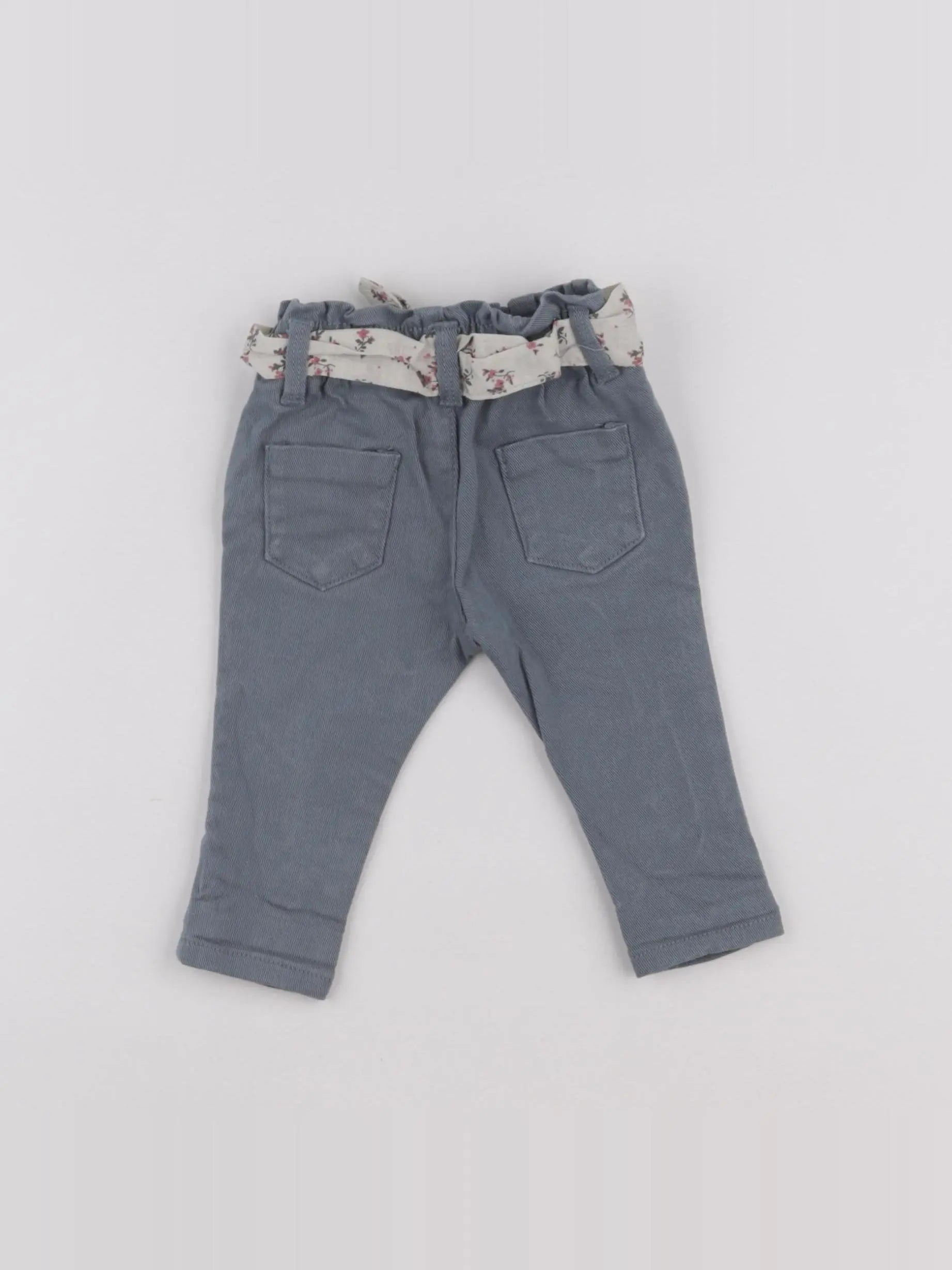 Vertbaudet - jean bleu - 3 mois