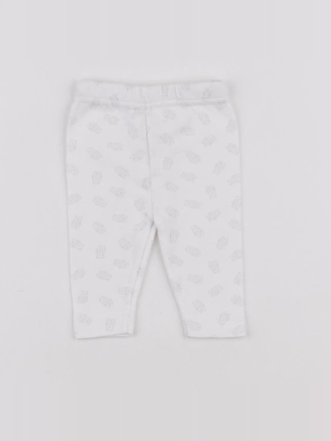 Boutchou - legging blanc - 0 mois