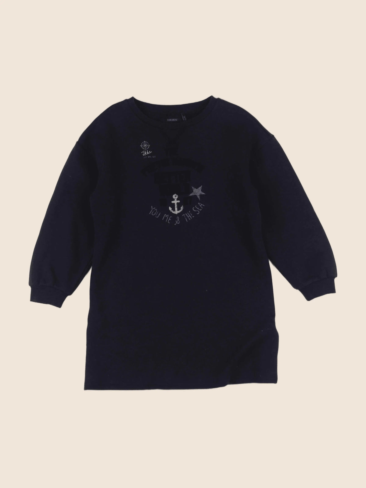 IKKS - robe bleu - 8 ans