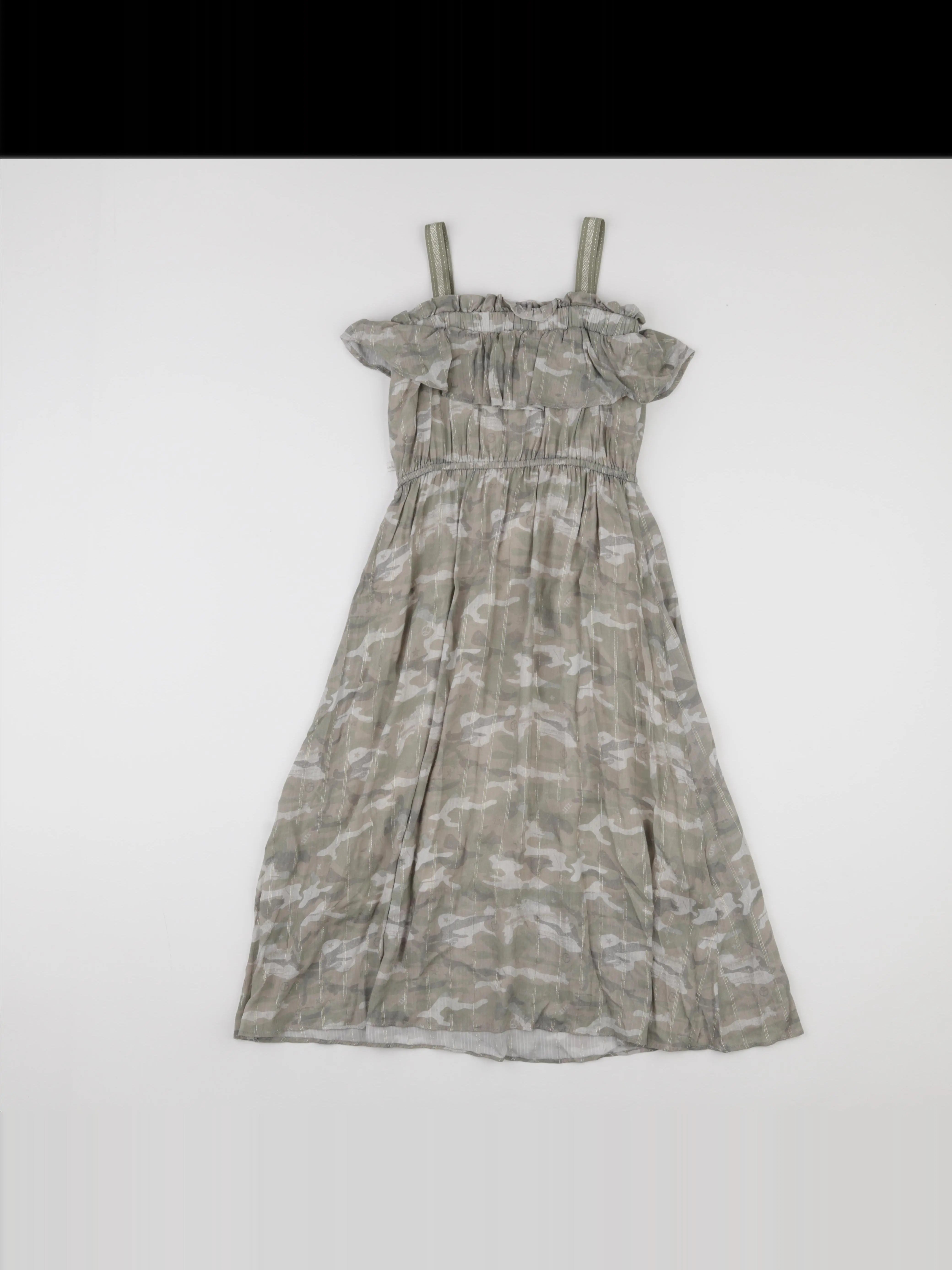 IKKS - robe vert - 8 ans