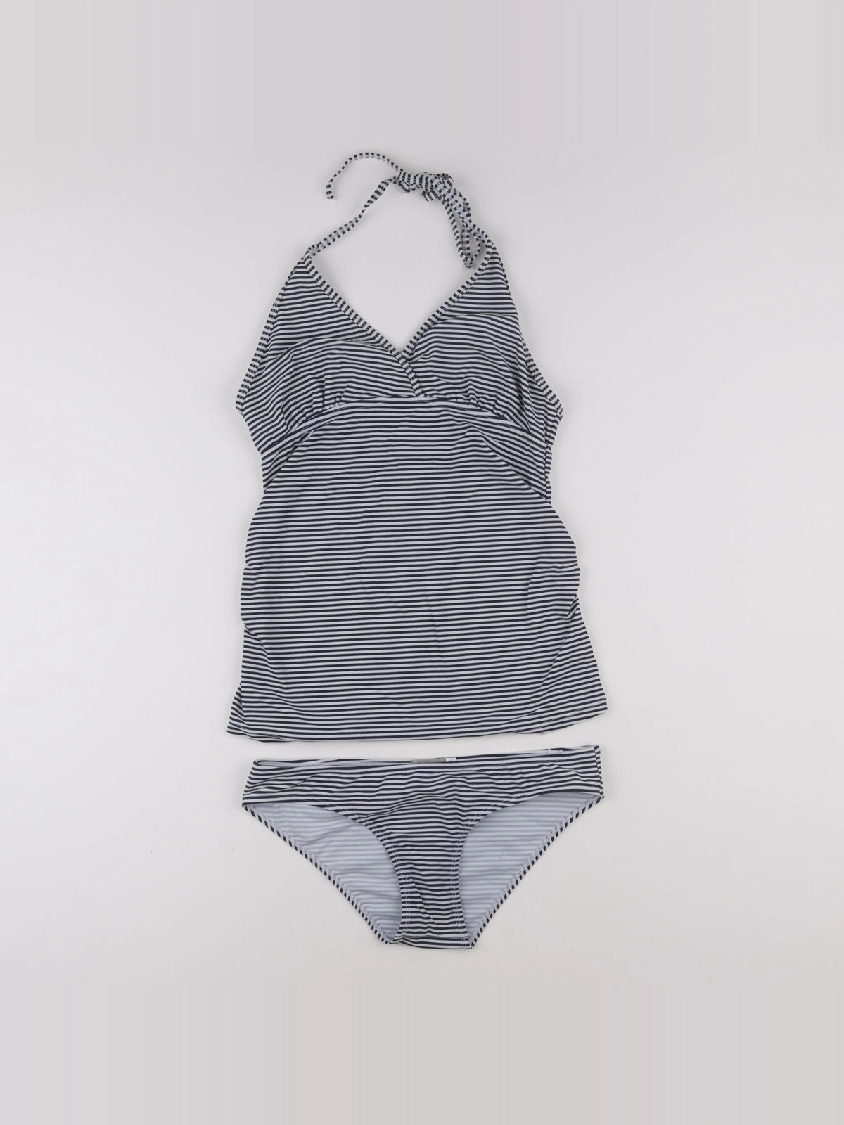 Vertbaudet - maillot de bain grossesse blanc, bleu - 36