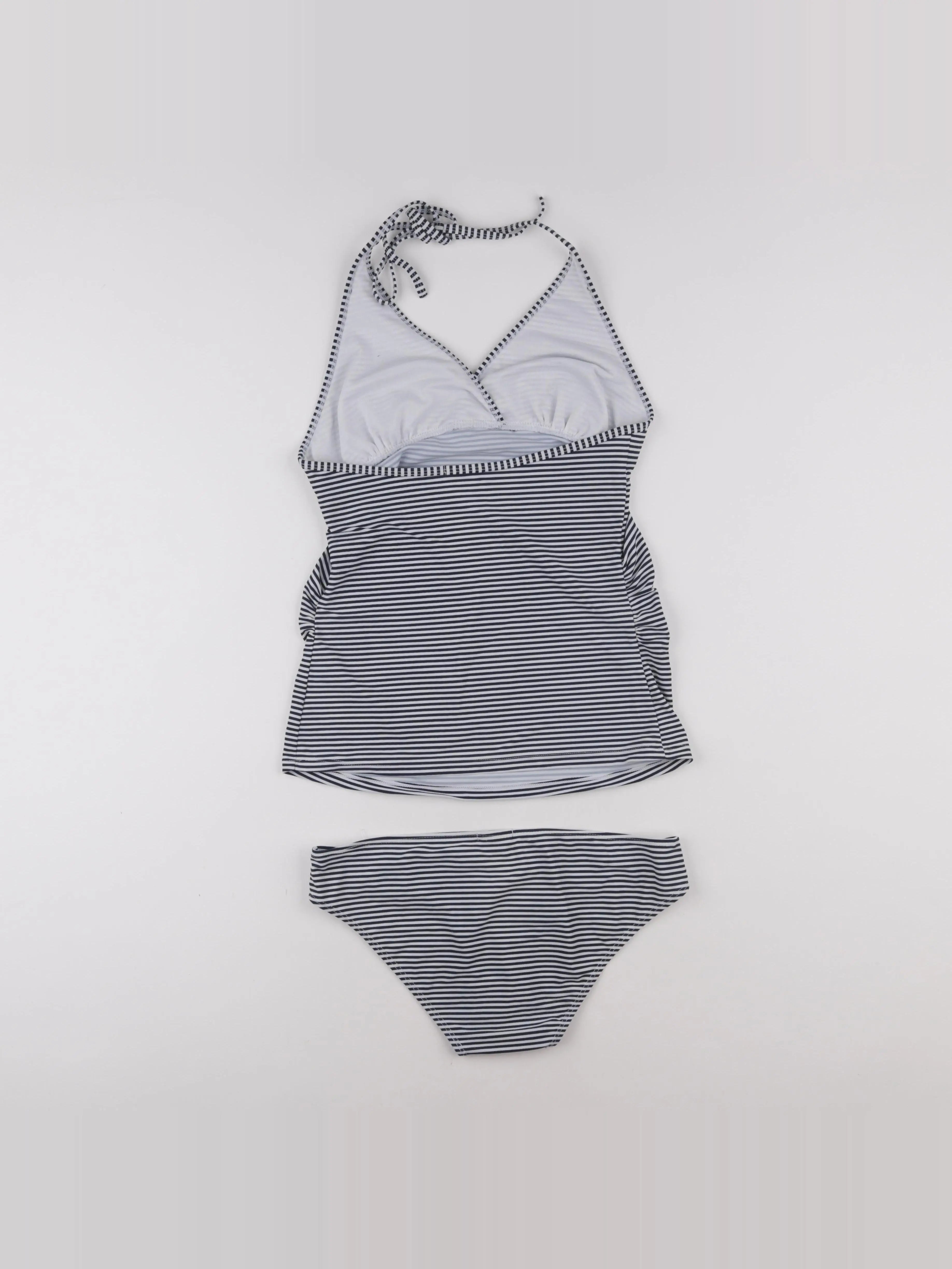 Vertbaudet - maillot de bain grossesse blanc, bleu - 36