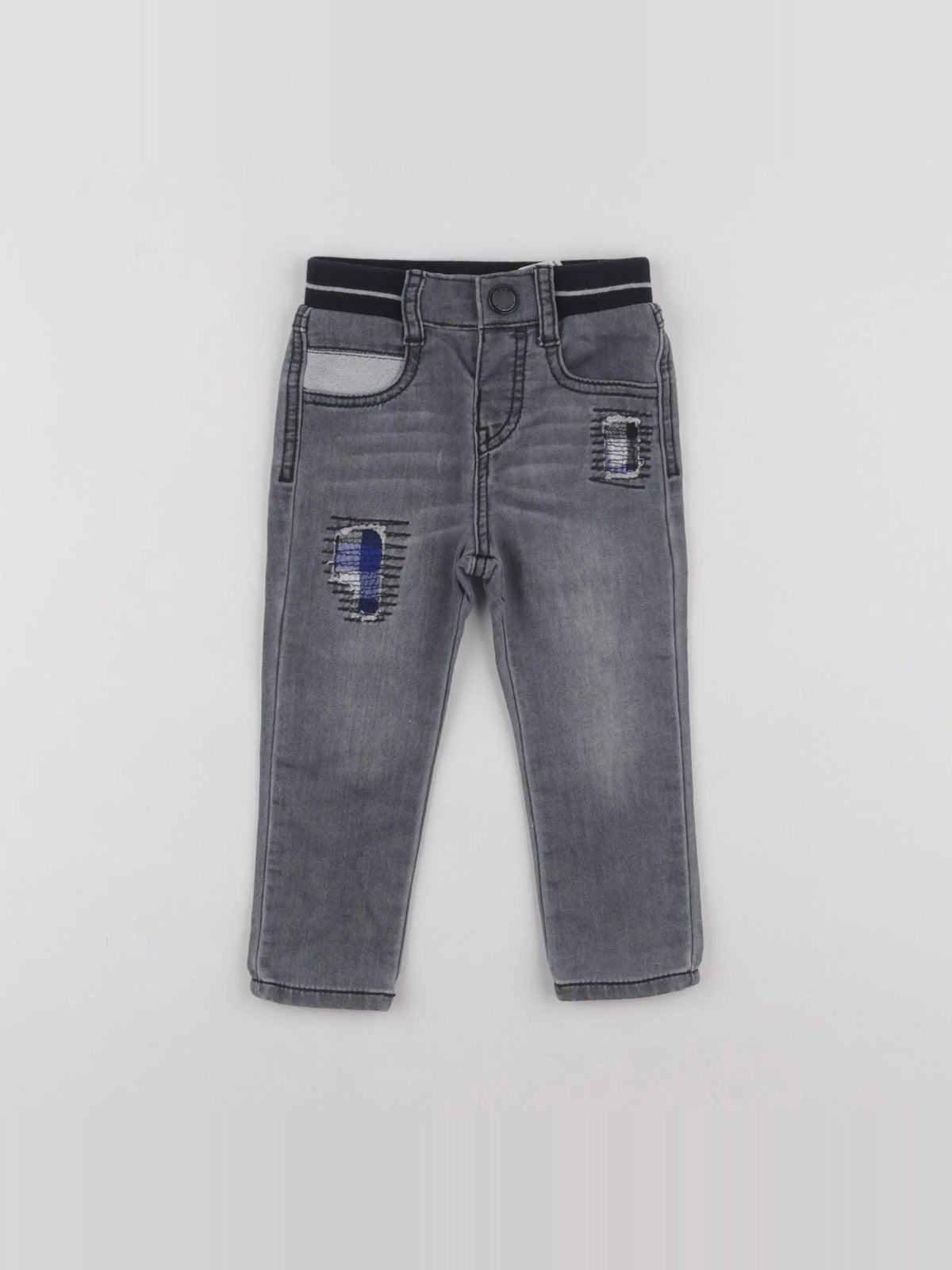 IKKS - jean gris - 18 mois