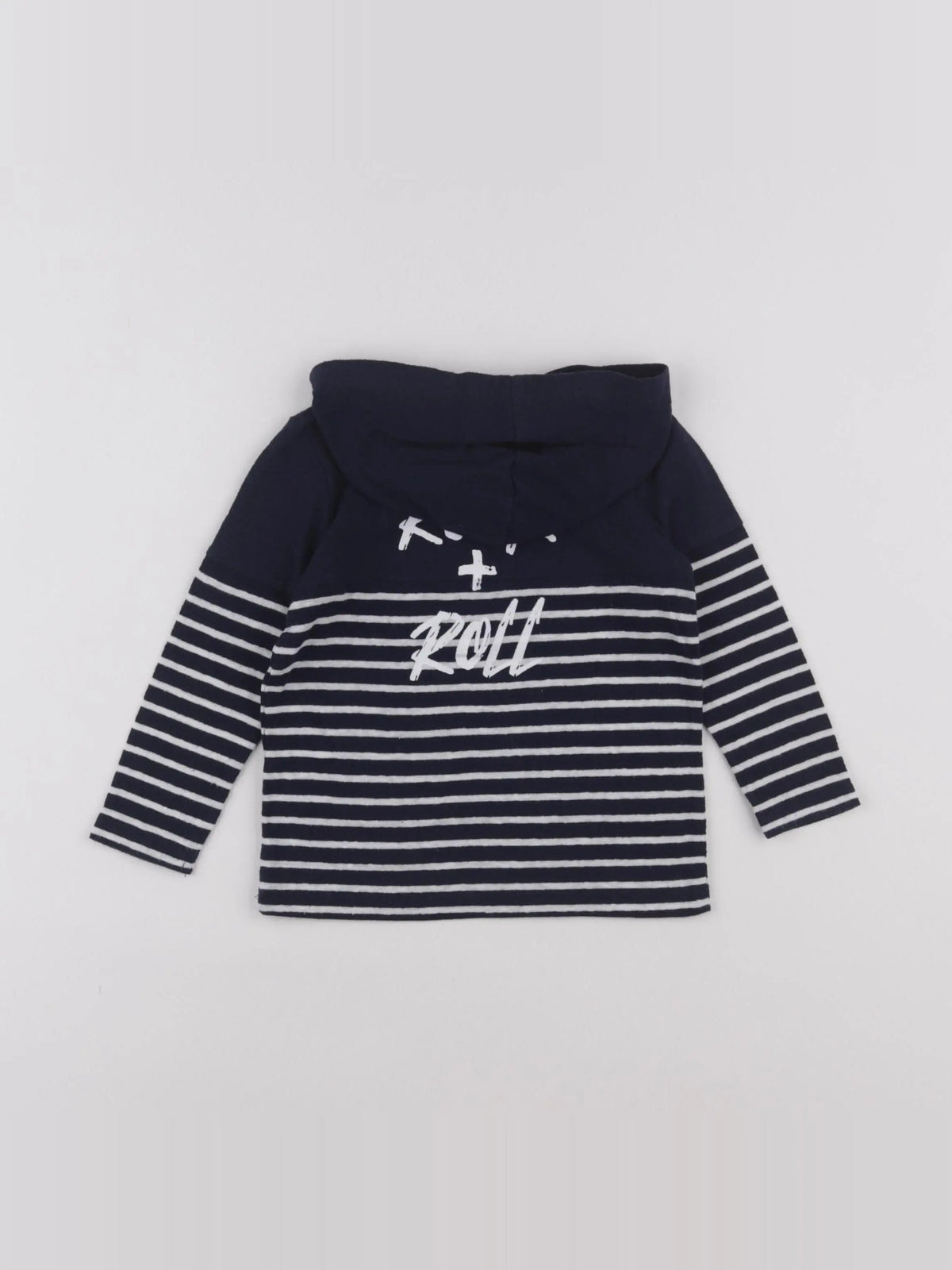 IKKS - tee-shirt bleu, blanc - 12 mois