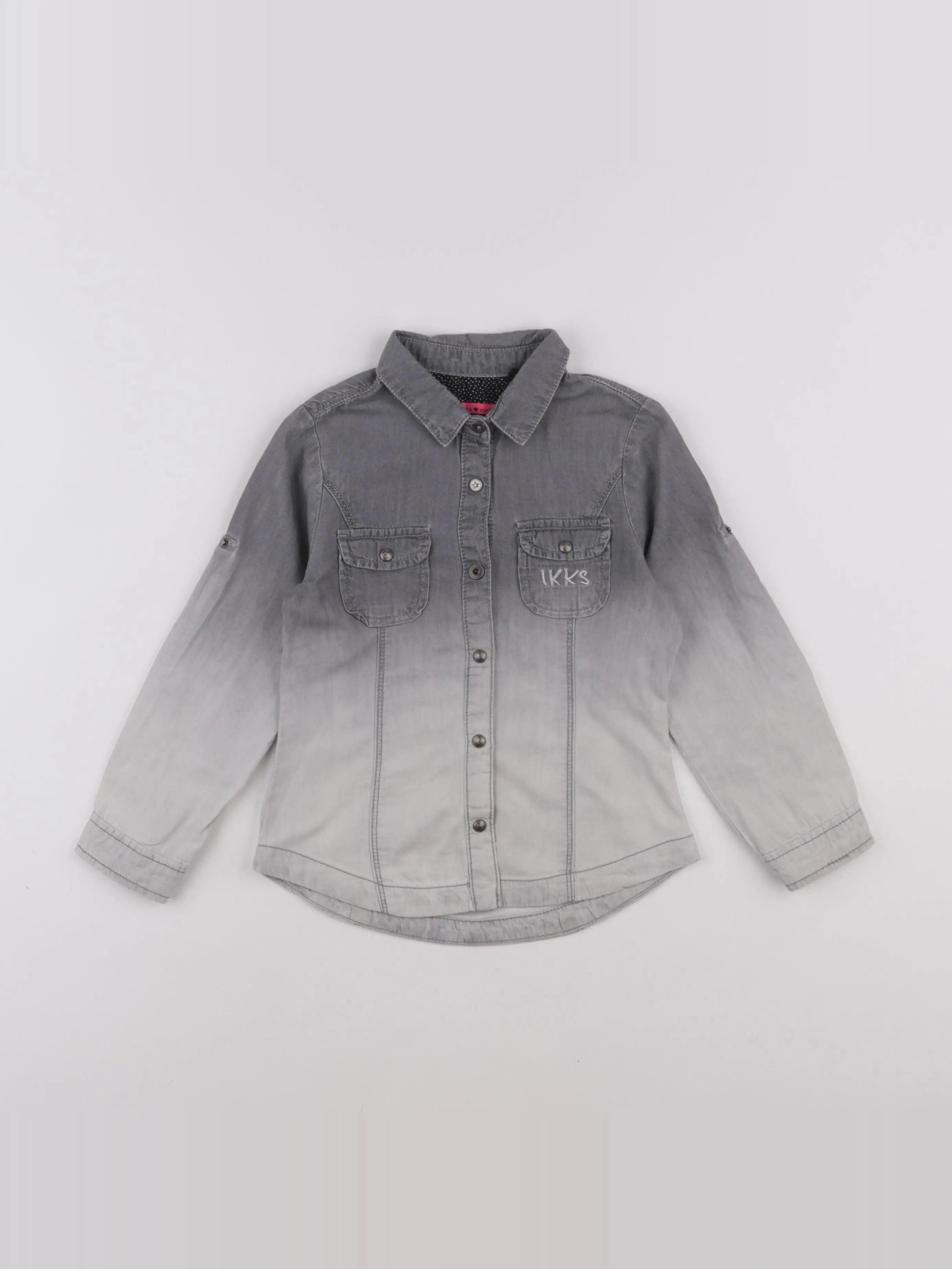 IKKS - chemise gris - 10 ans