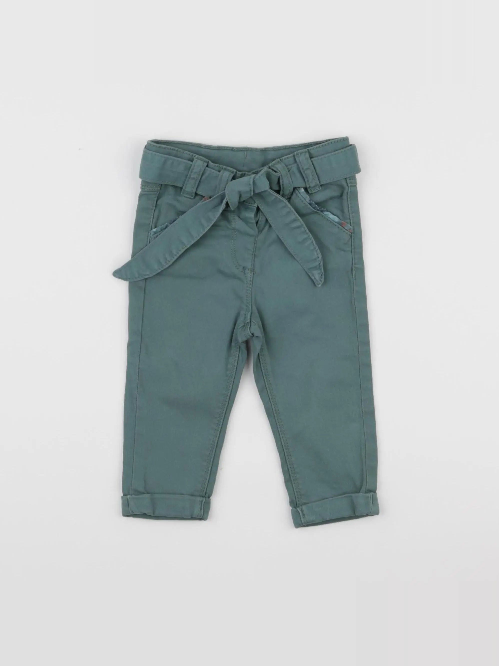 Tape à l'oeil - pantalon vert - 9 mois