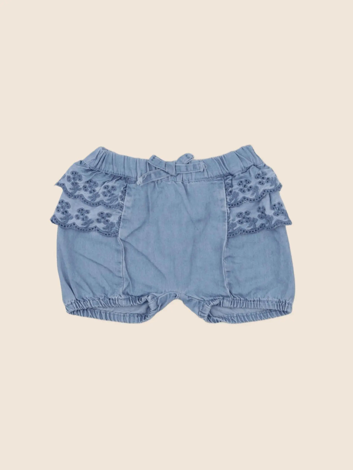 Carrément Beau - short bleu - 3 mois