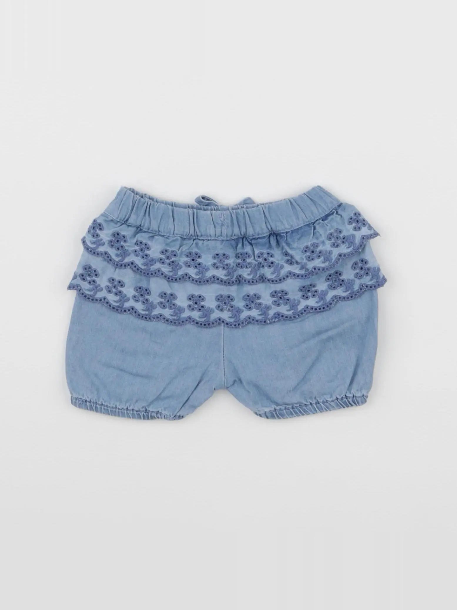 Carrément Beau - short bleu - 3 mois