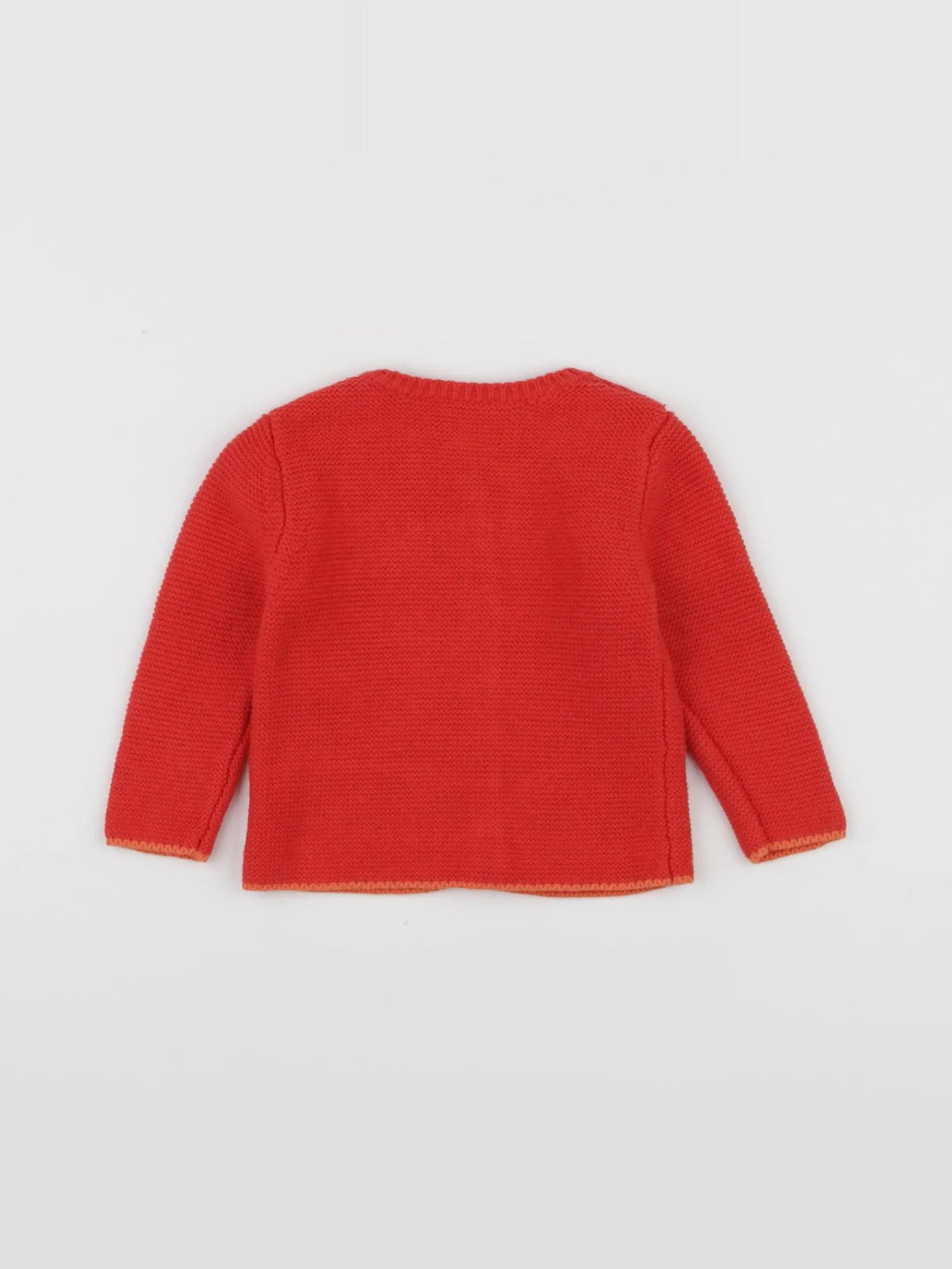 Carrément Beau - gilet rouge - 6 mois