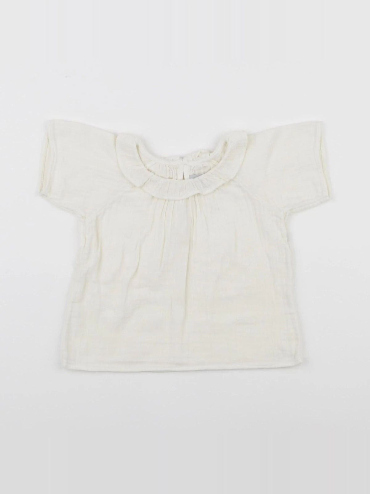 Petit Bateau - blouse beige - 12 mois