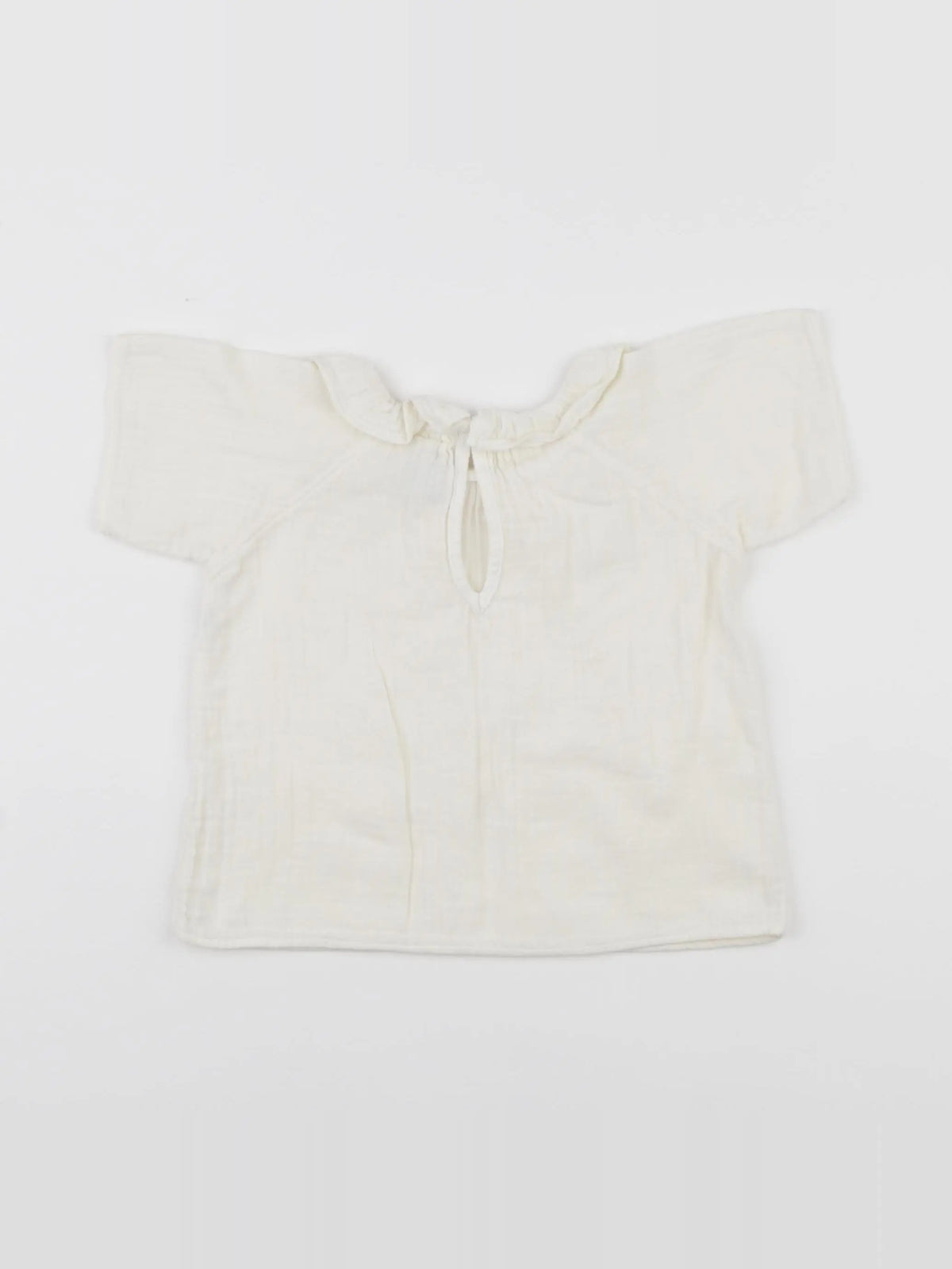 Petit Bateau - blouse beige - 12 mois