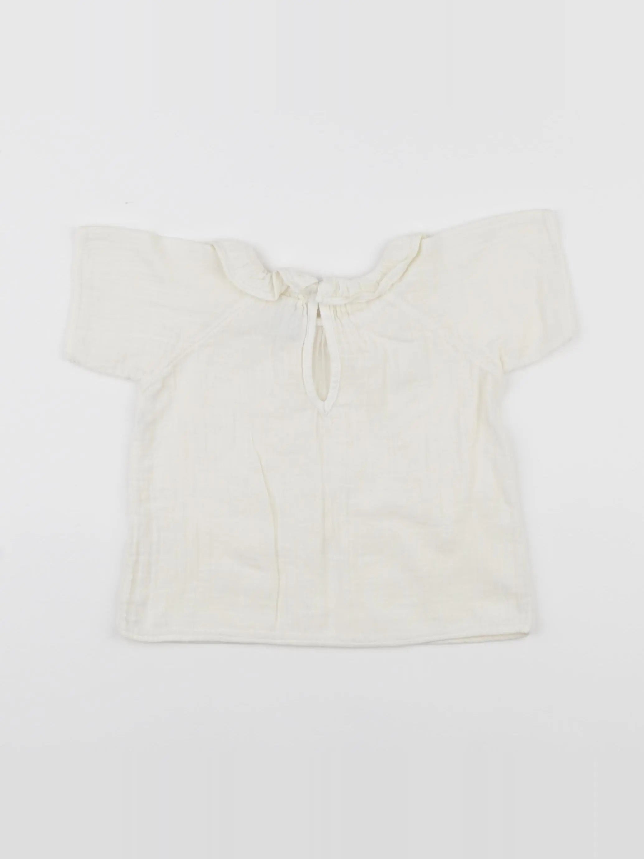 Petit Bateau - blouse beige - 12 mois