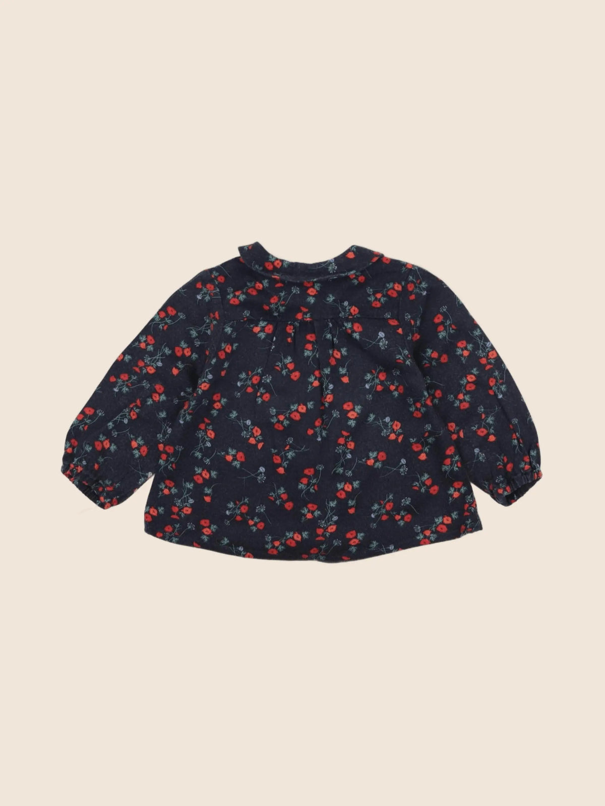 Carrément Beau - blouse bleu - 6 mois