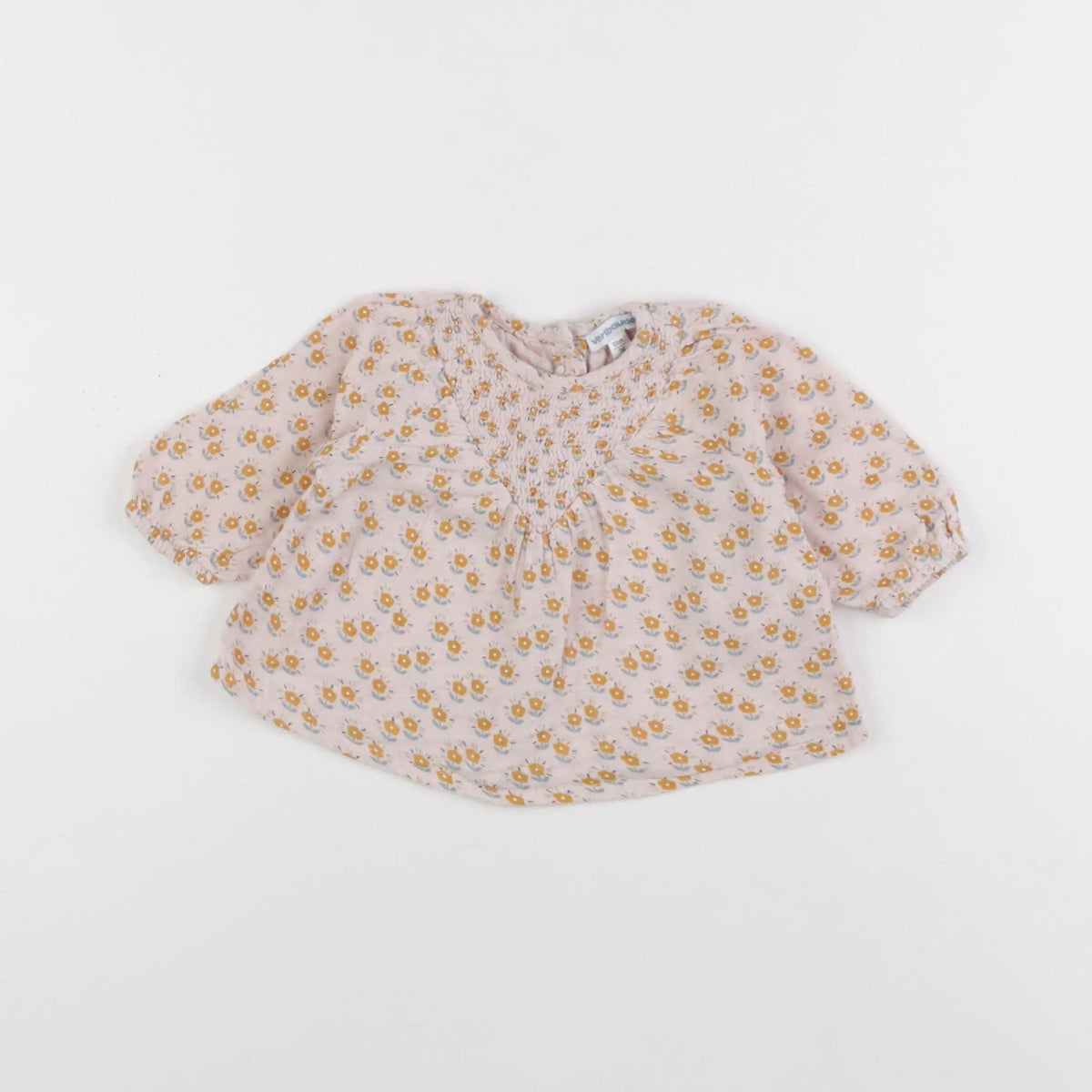Vertbaudet - blouse marron - 3 mois