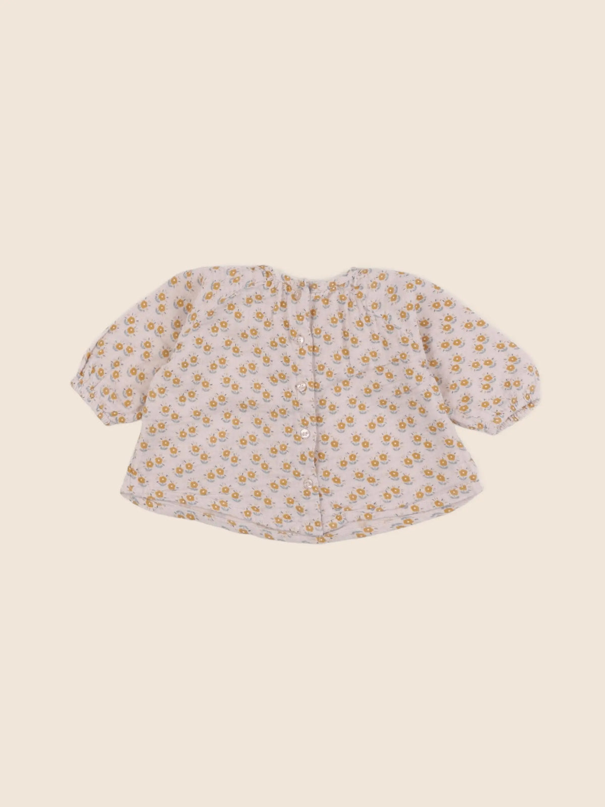 Vertbaudet - blouse marron - 3 mois
