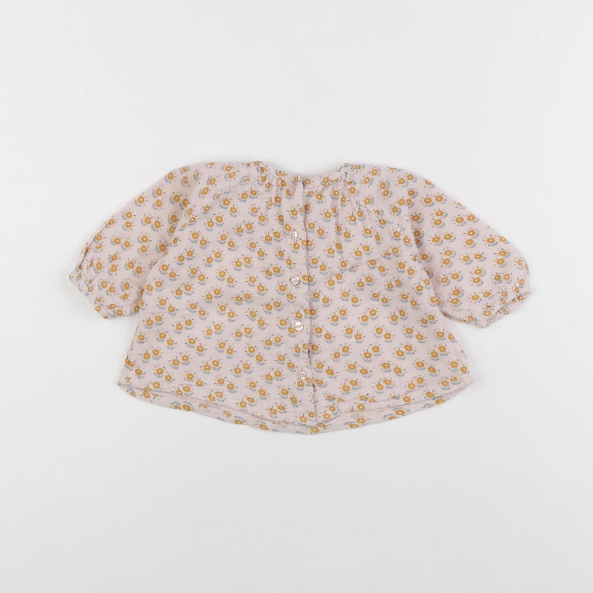 Vertbaudet - blouse marron - 3 mois