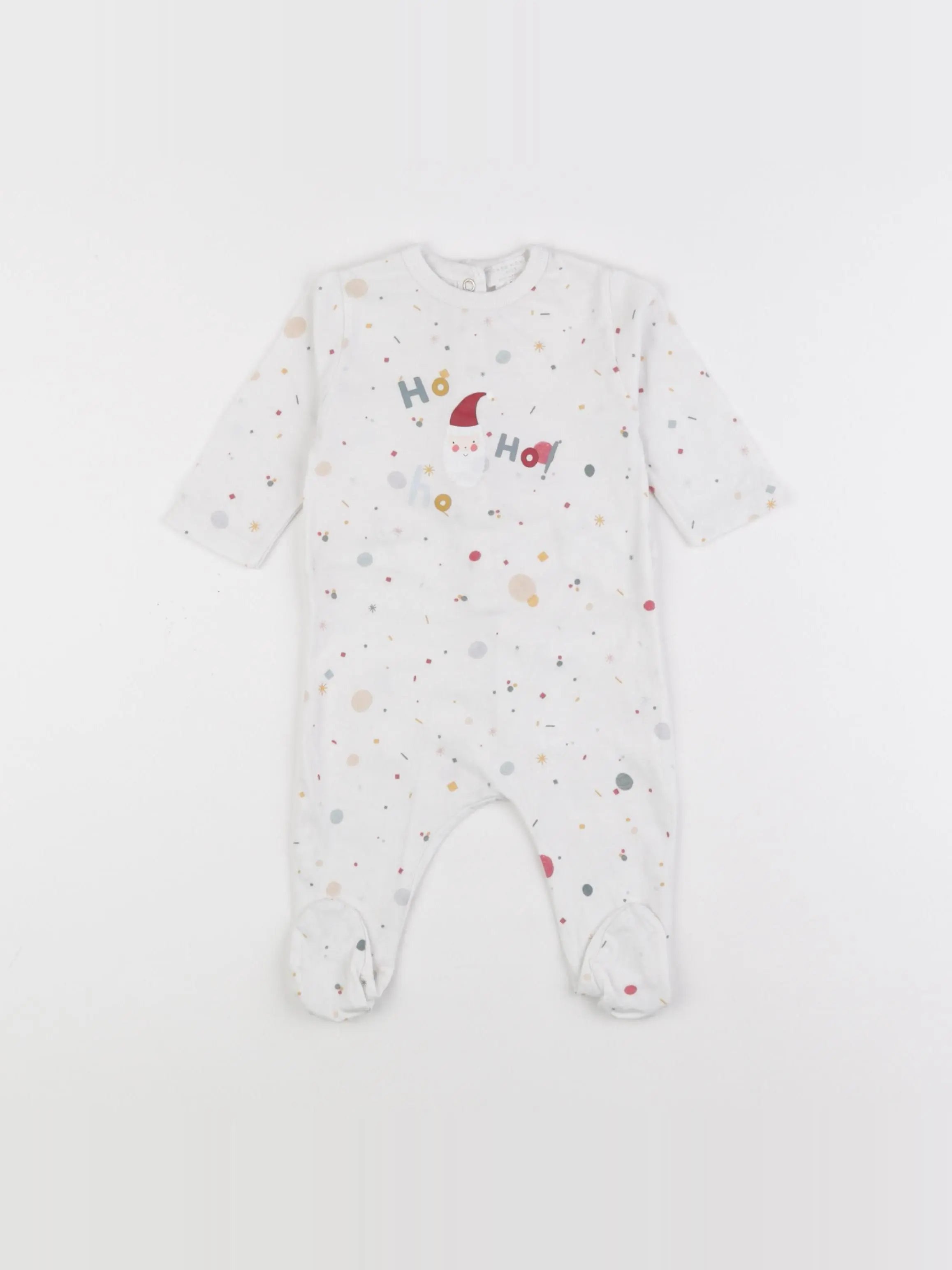 Zara - pyjama coton blanc - 6/9 mois