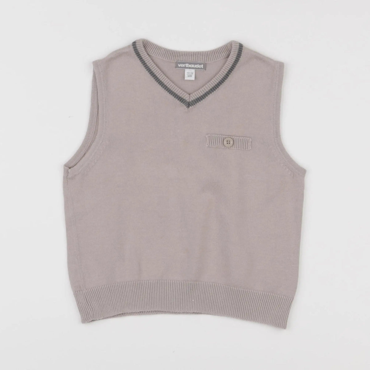 Vertbaudet - gilet marron - 4 ans