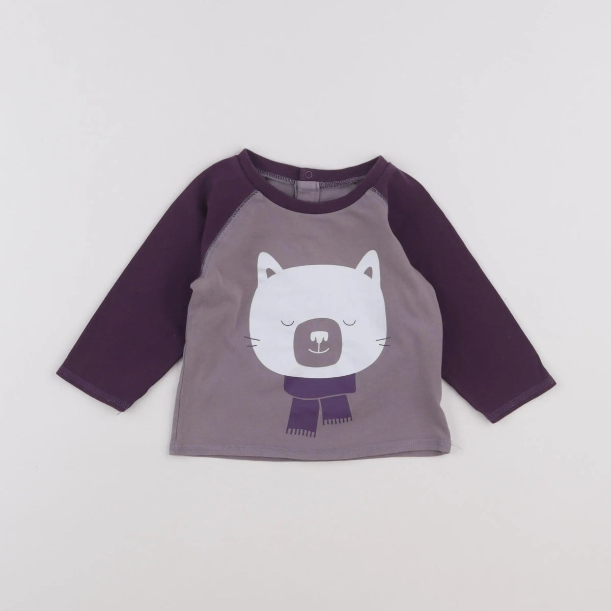 Vertbaudet - tee-shirt violet - 18 mois