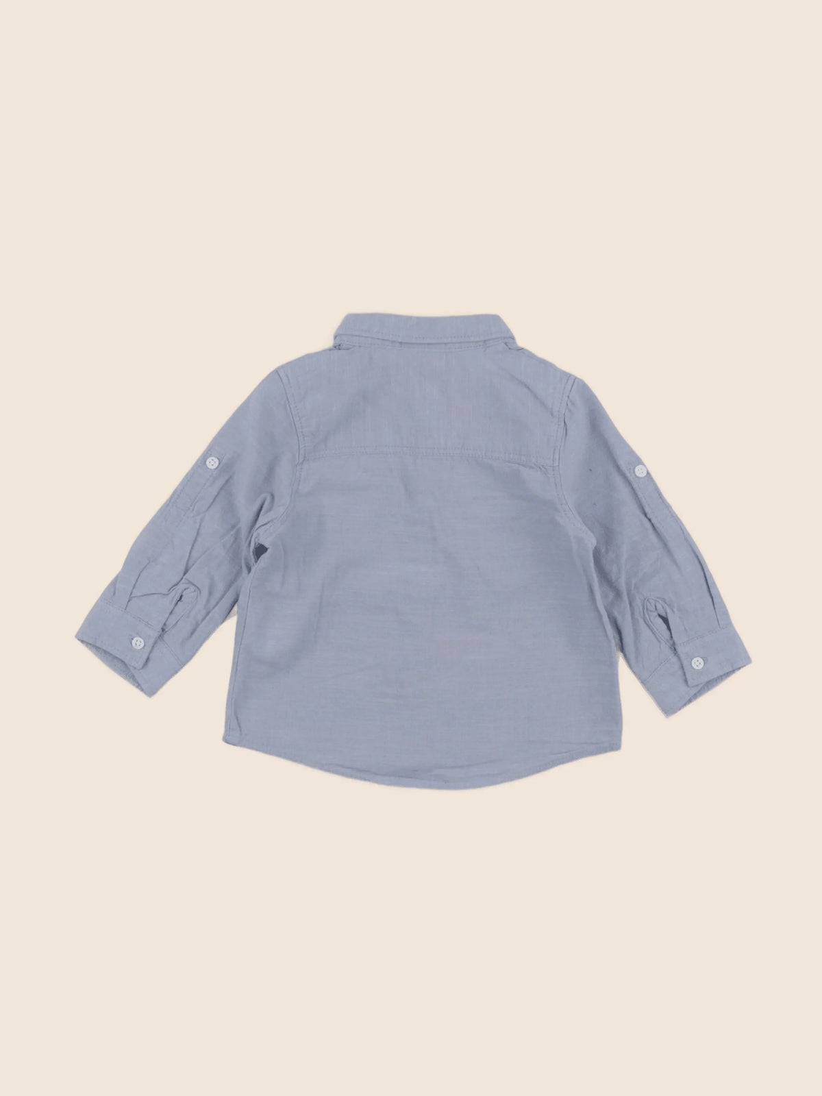 Tape à l'oeil - chemise bleu - 12 mois