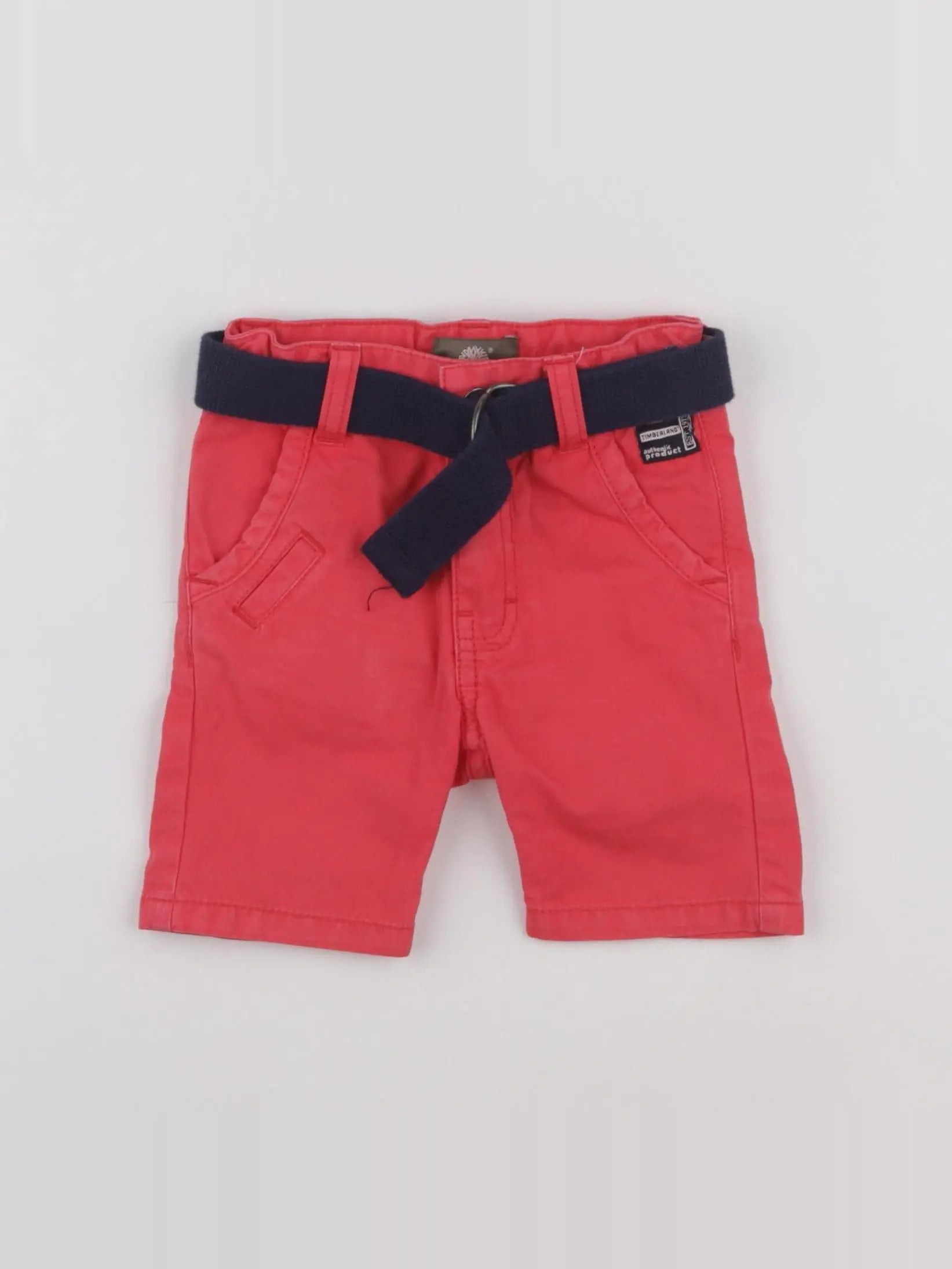 Timberland - short rouge - 9 mois