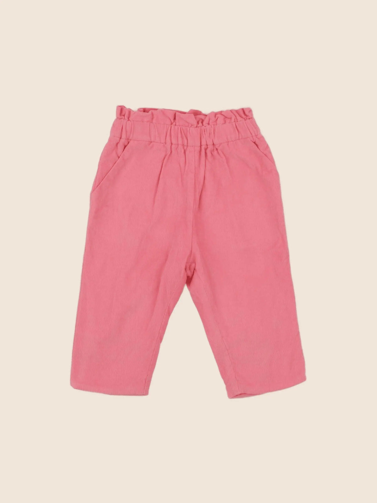 Jacadi - pantalon doublé rose - 6 mois